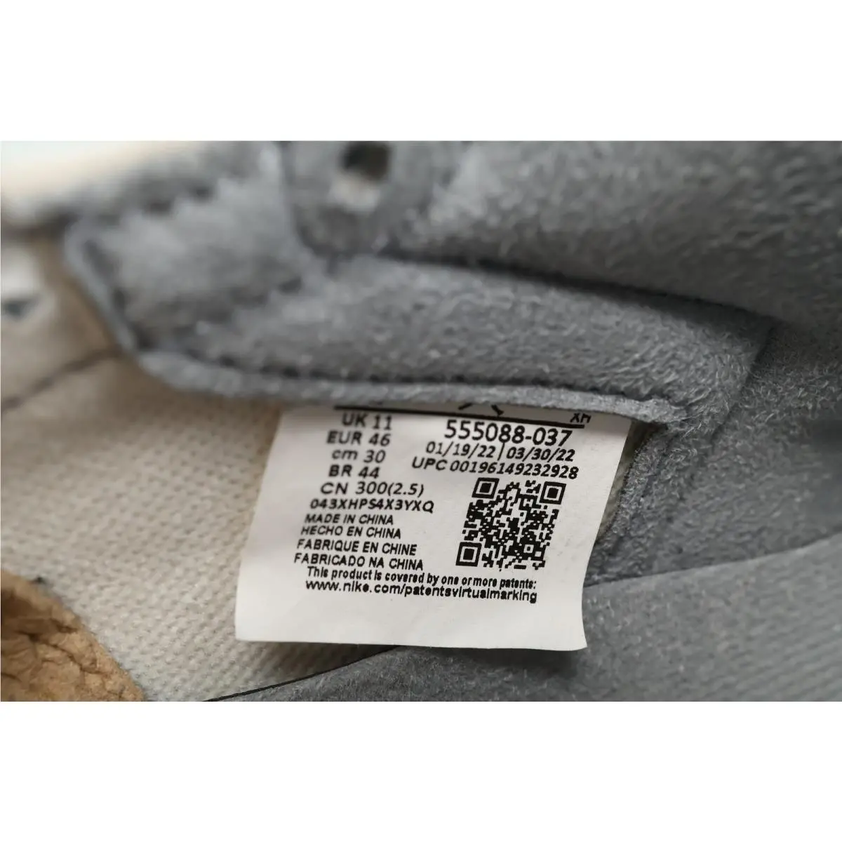 Nike shoes - Air Jordan 1 - Air - 555088-037 - White 6