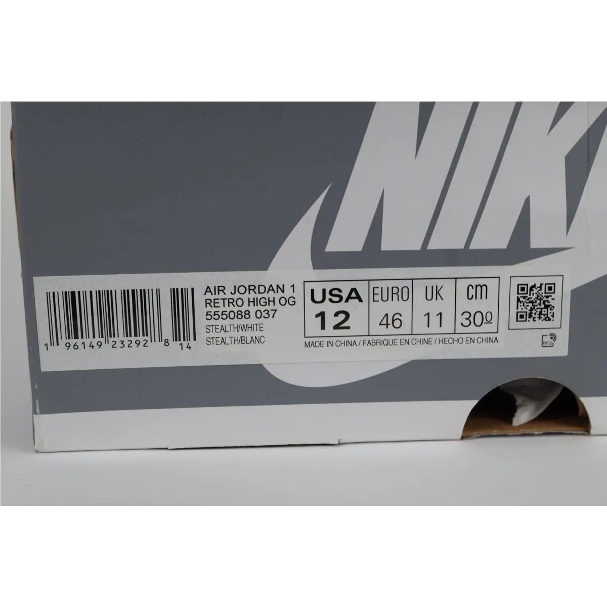 Nike shoes - Air Jordan 1 - Air - 555088-037 - White 7