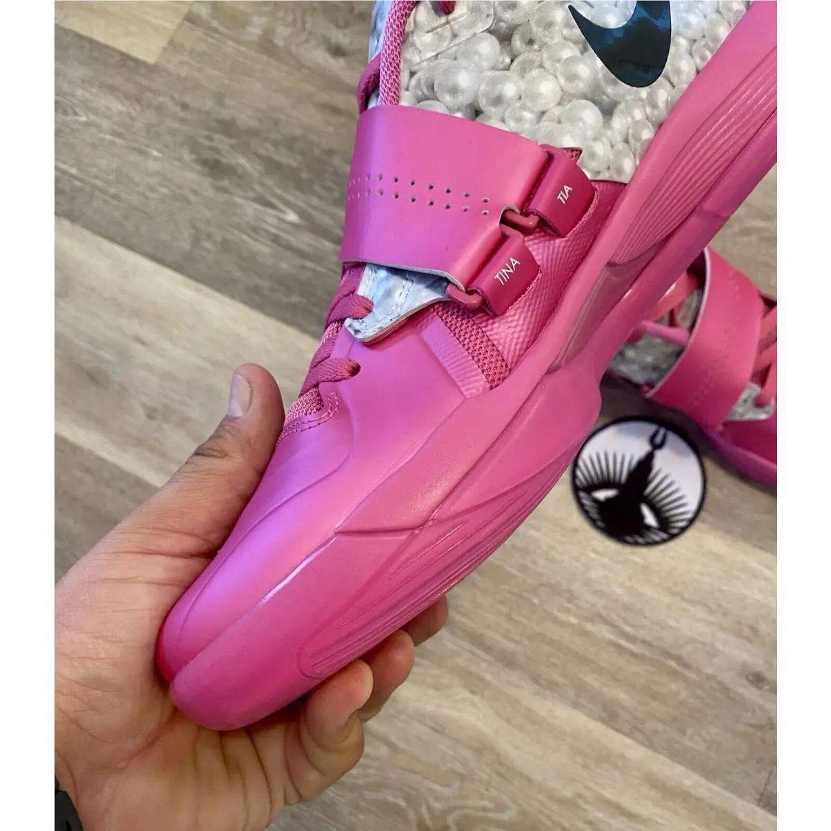 Nike shoes - Nike Zoom KD 4 - Zoom - HF9098-600 - Pinkfire 2 / Black / Metallic Silver (UPC: 197602354973) 2