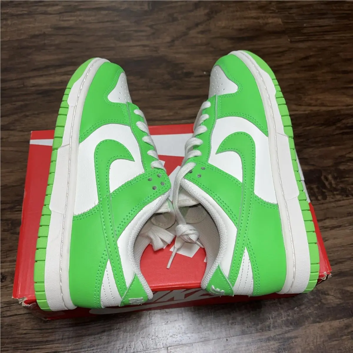 Nike shoes - Nike Dunk Low - Dunk Low - HV0842-133 - Sail/Green Strike 1