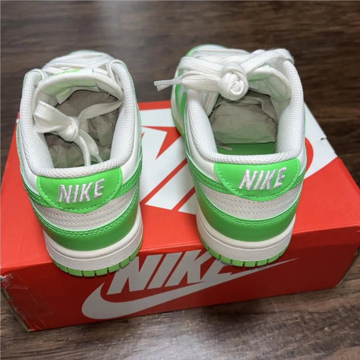 Nike shoes - Nike Dunk Low - Dunk Low - HV0842-133 - Sail/Green Strike 3