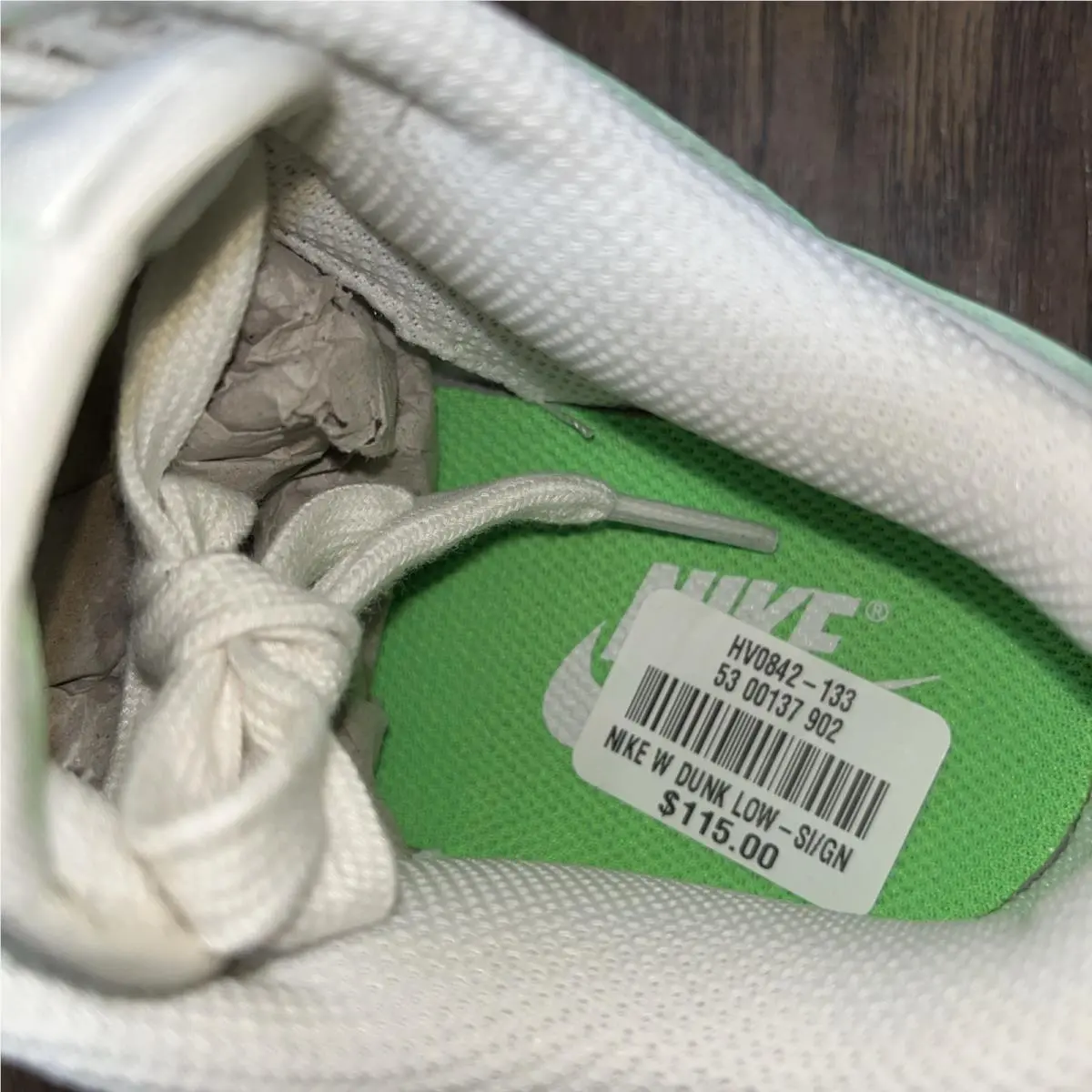 Nike shoes - Nike Dunk Low - Dunk Low - HV0842-133 - Sail/Green Strike 5