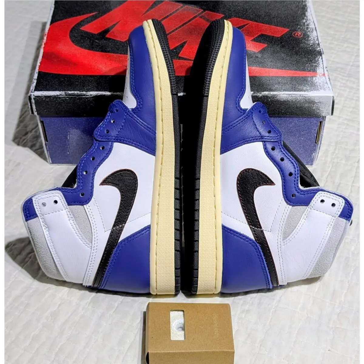 Nike shoes - Nike Air Jordan 1 - Air - DZ5485-100 - White, Blue, Black, Gray, Multicolor 8