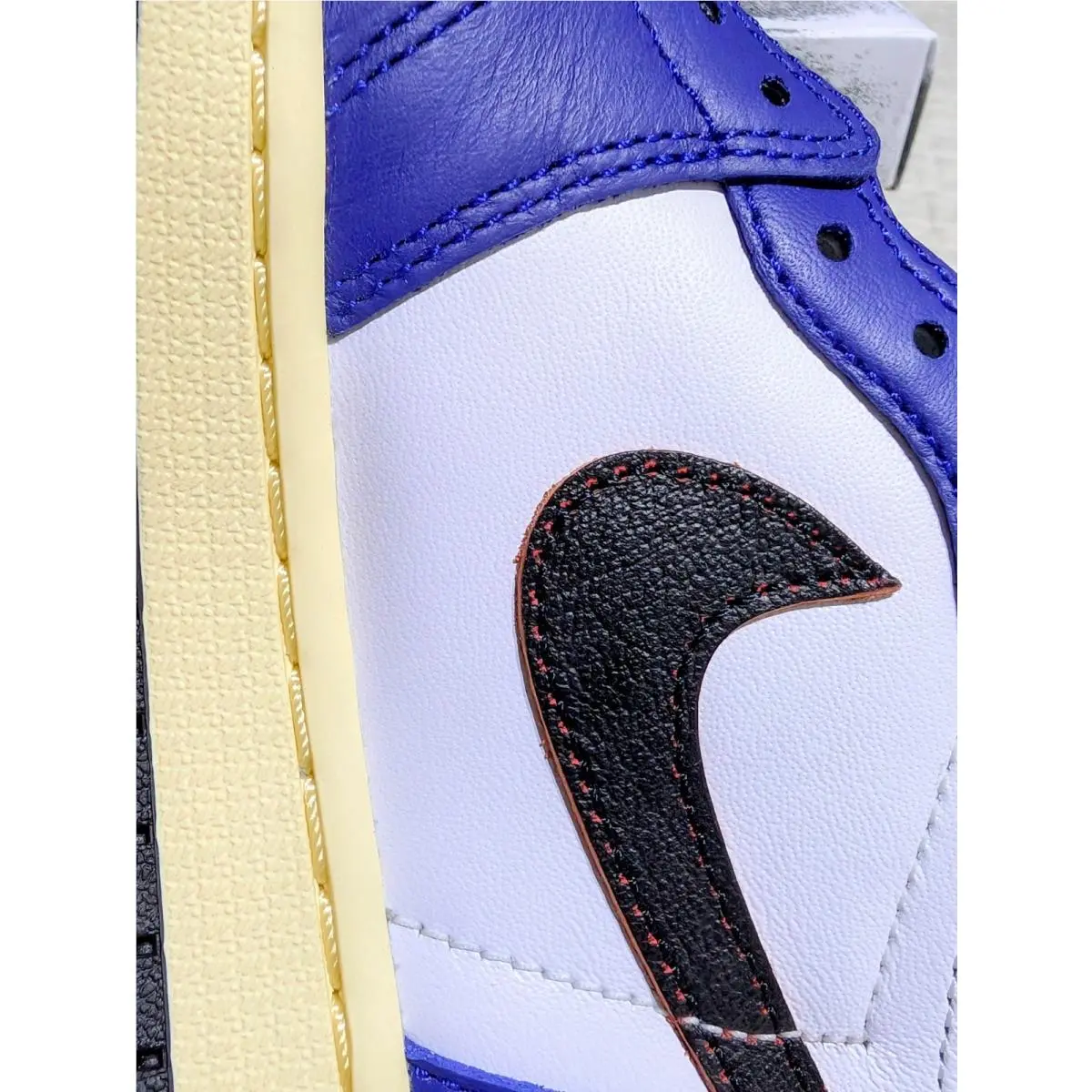 Nike shoes - Nike Air Jordan 1 - Air - DZ5485-100 - White, Blue, Black, Gray, Multicolor 9