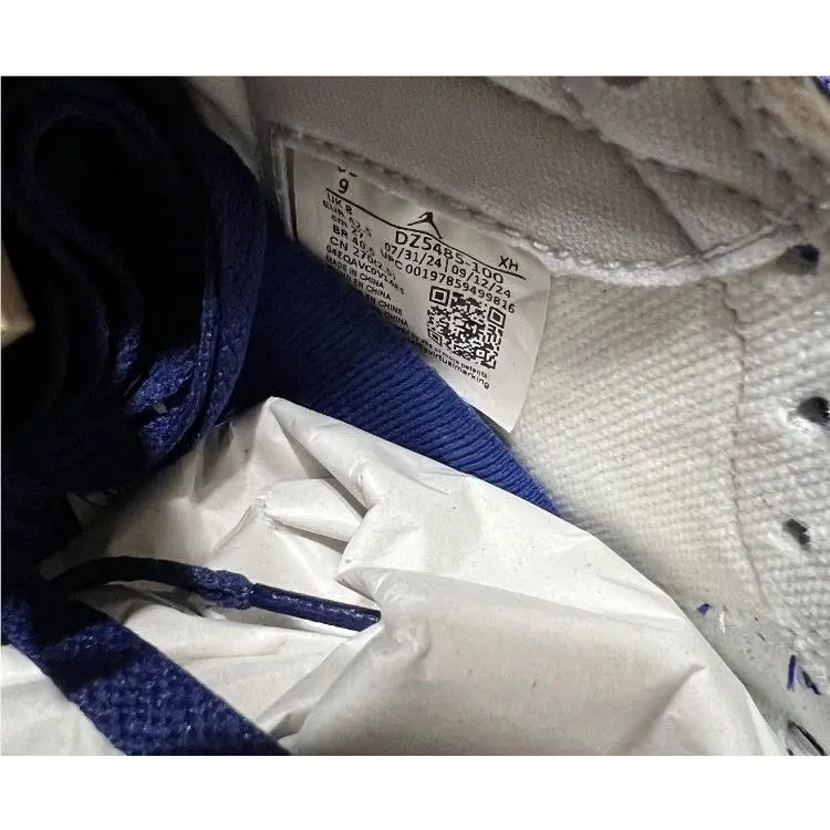 Nike shoes - Nike Air Jordan 1 - Air - DZ5485-100 - White, Blue, Black, Gray, Multicolor 2
