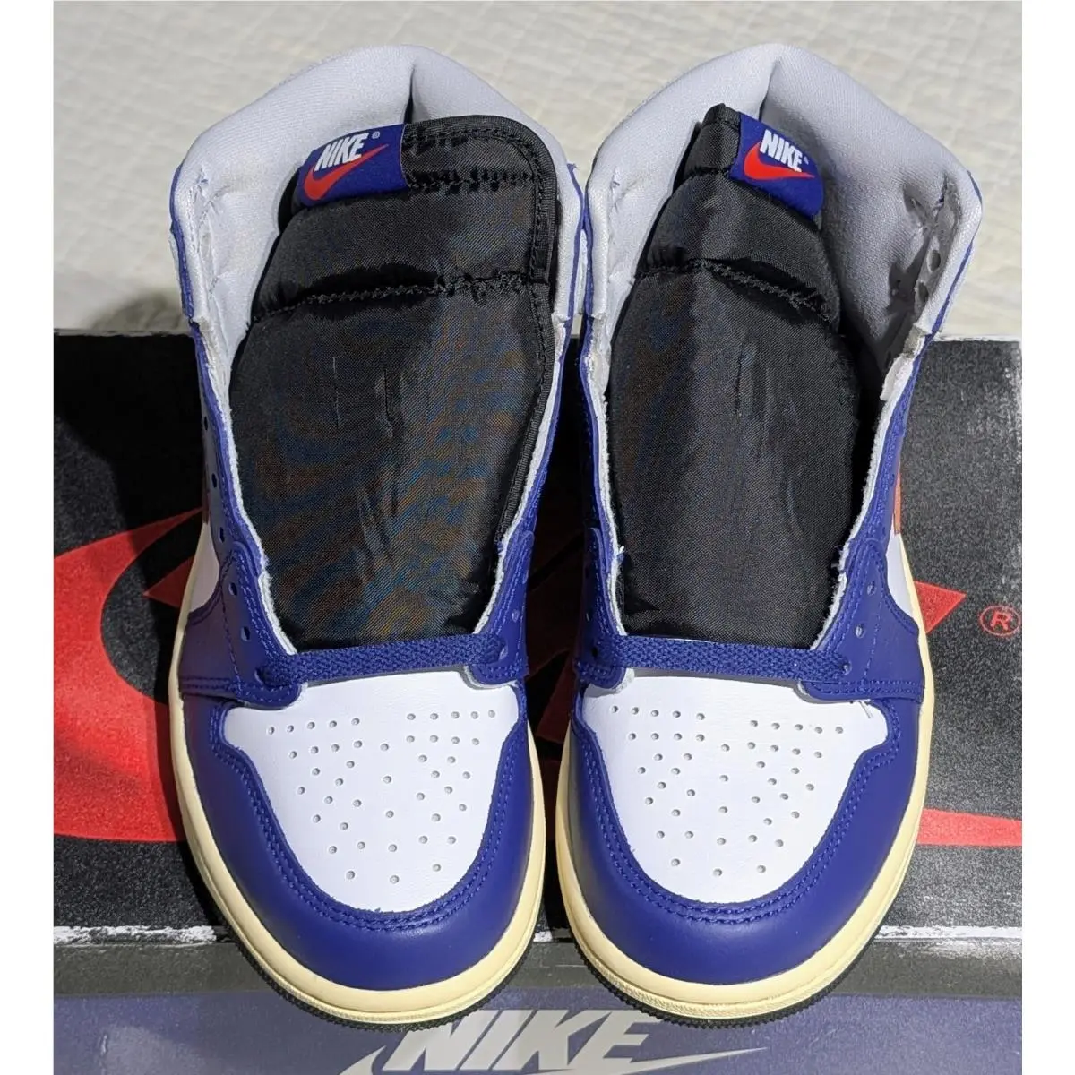 Nike shoes - Nike Air Jordan 1 - Air - DZ5485-100 - White, Blue, Black, Gray, Multicolor 1