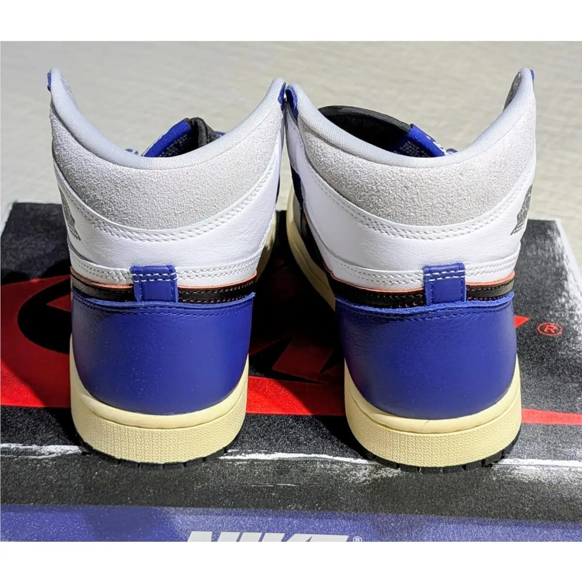 Nike shoes - Nike Air Jordan 1 - Air - DZ5485-100 - White, Blue, Black, Gray, Multicolor 4