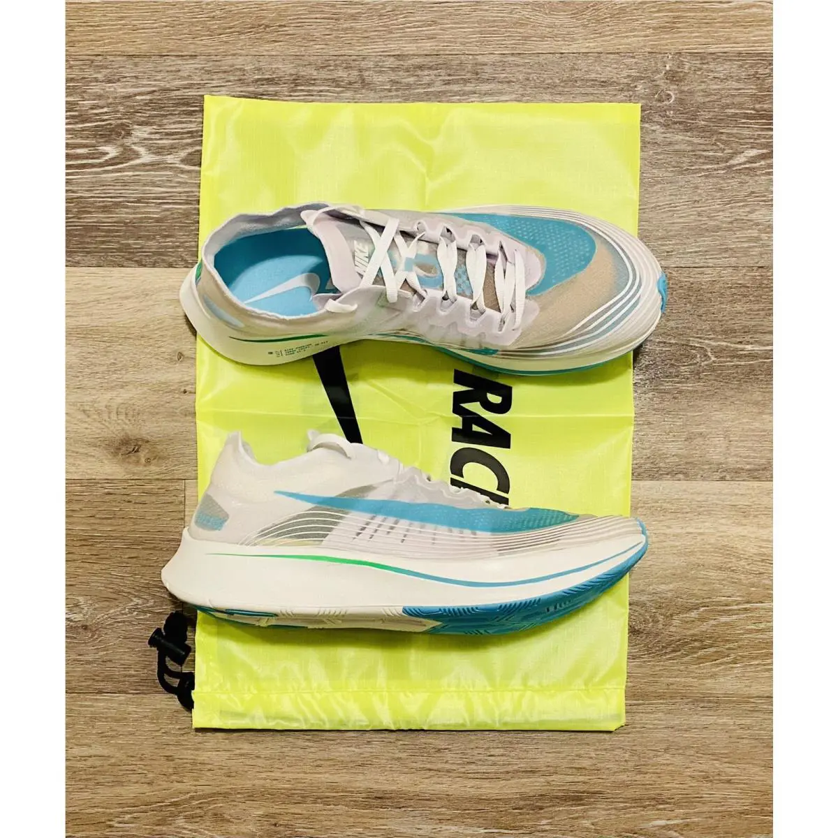 Nike shoes - Nike Zoom Fly SP - Zoom Fly - AJ9282-103 - White-Rage Green-Summit White (UPC: 887230250234) 5