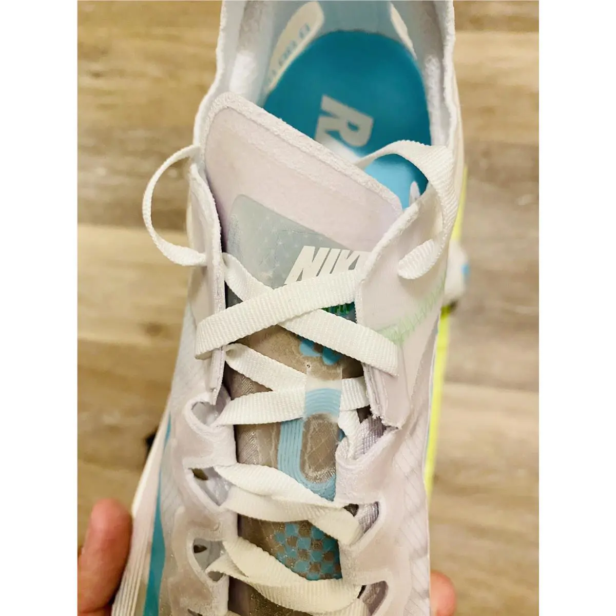 Nike shoes - Nike Zoom Fly SP - Zoom Fly - AJ9282-103 - White-Rage Green-Summit White (UPC: 887230250234) 6