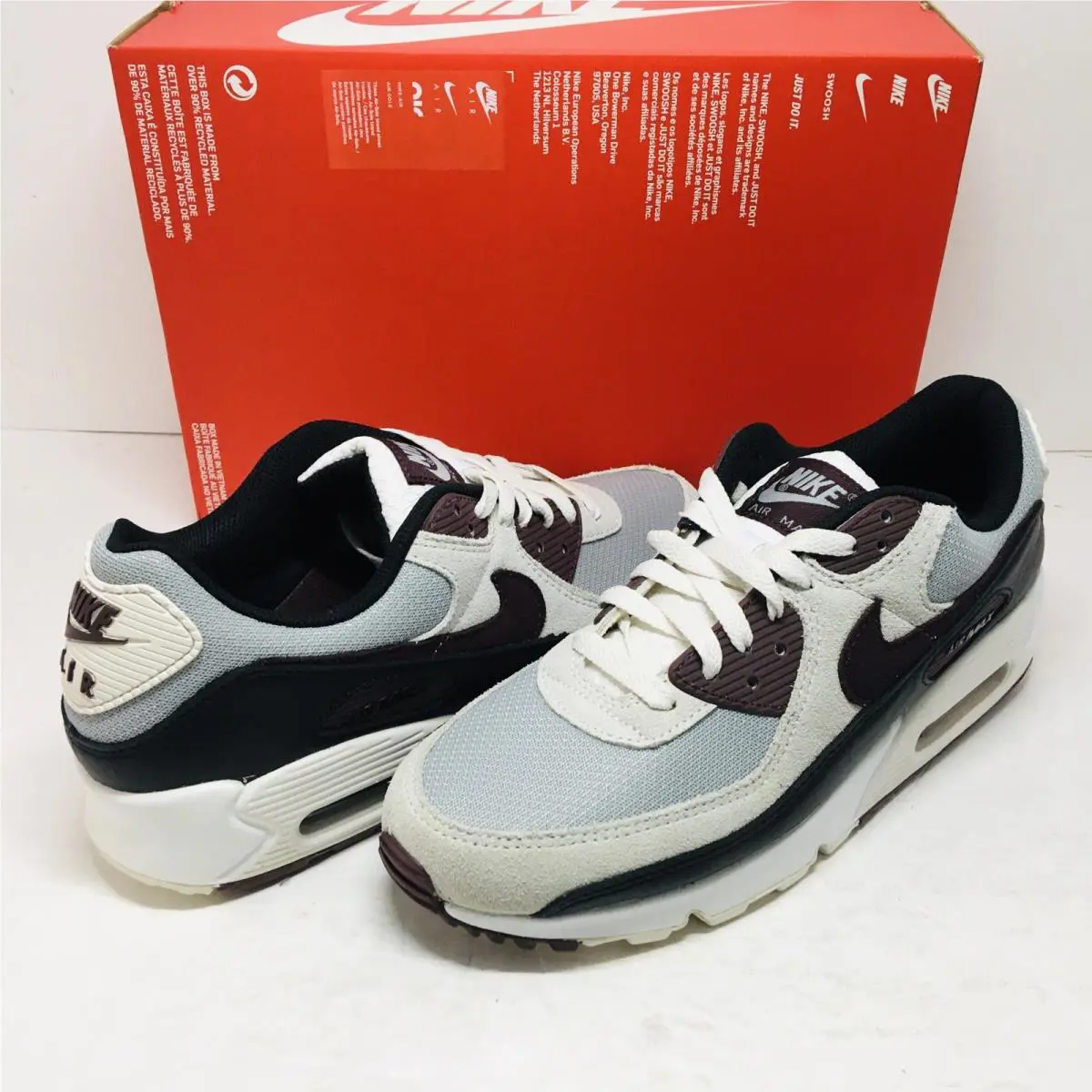Nike shoes - Nike Air Max 90 - Air Max - DQ4071-004 - Black / White / Gray / Brown (UPC: 196153741409) 1