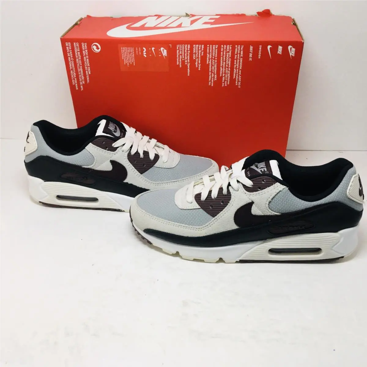 Nike shoes - Nike Air Max 90 - Air Max - DQ4071-004 - Black / White / Gray / Brown (UPC: 196153741409) 2