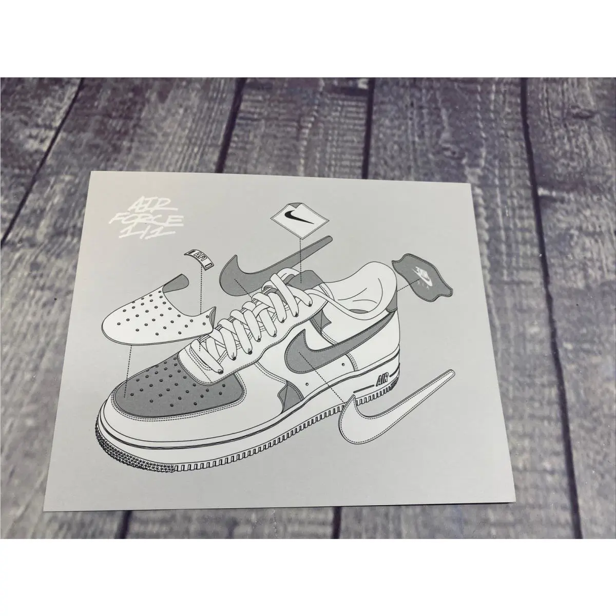Nike shoes - AIR FORCE 1/1 - AIR FORCE - CV1758-100 - White 5