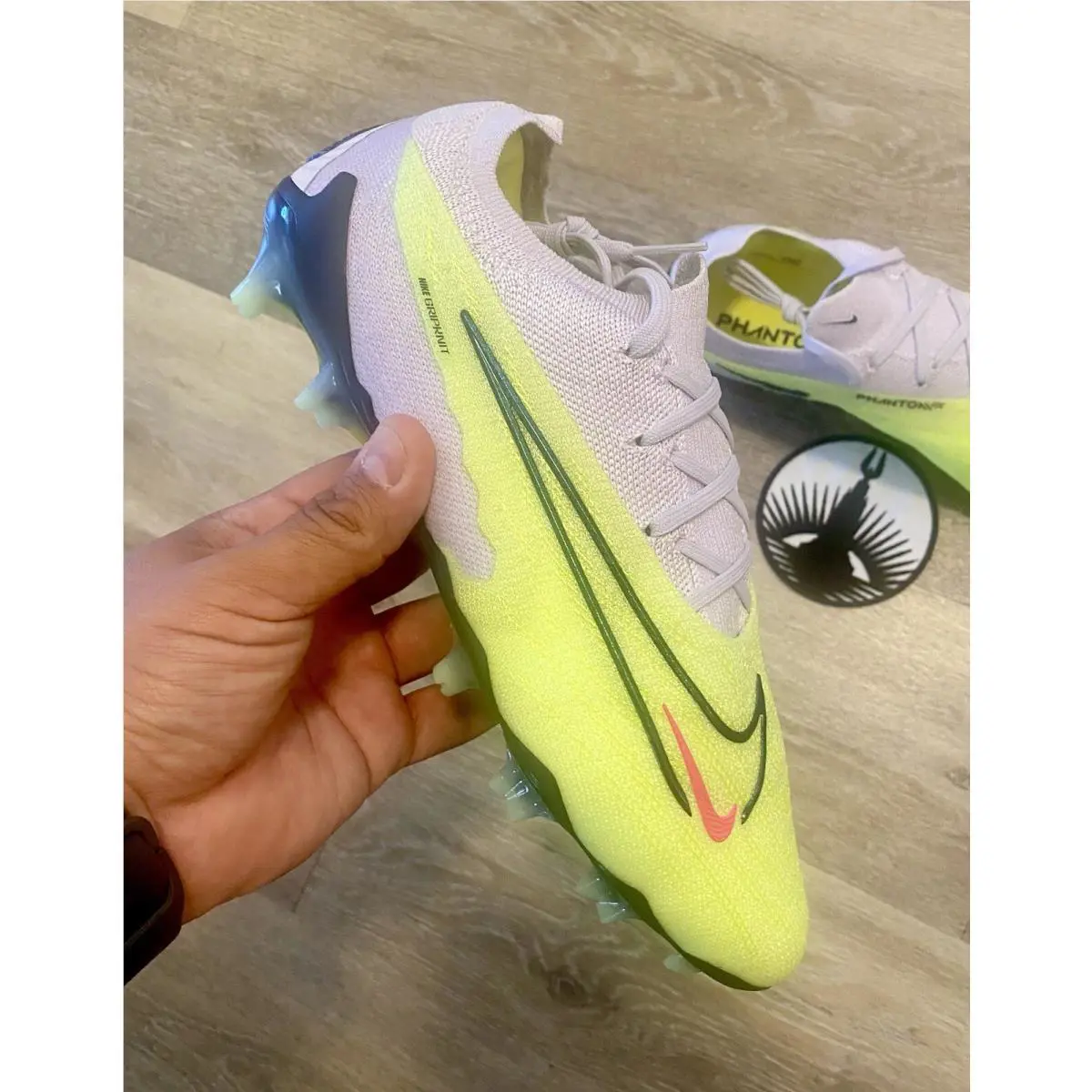 Nike shoes - Nike Phantom GX - Phantom - DC9968-705 - Barely Volt/Barely Grape/Gridiron (UPC: 196604204569) 8