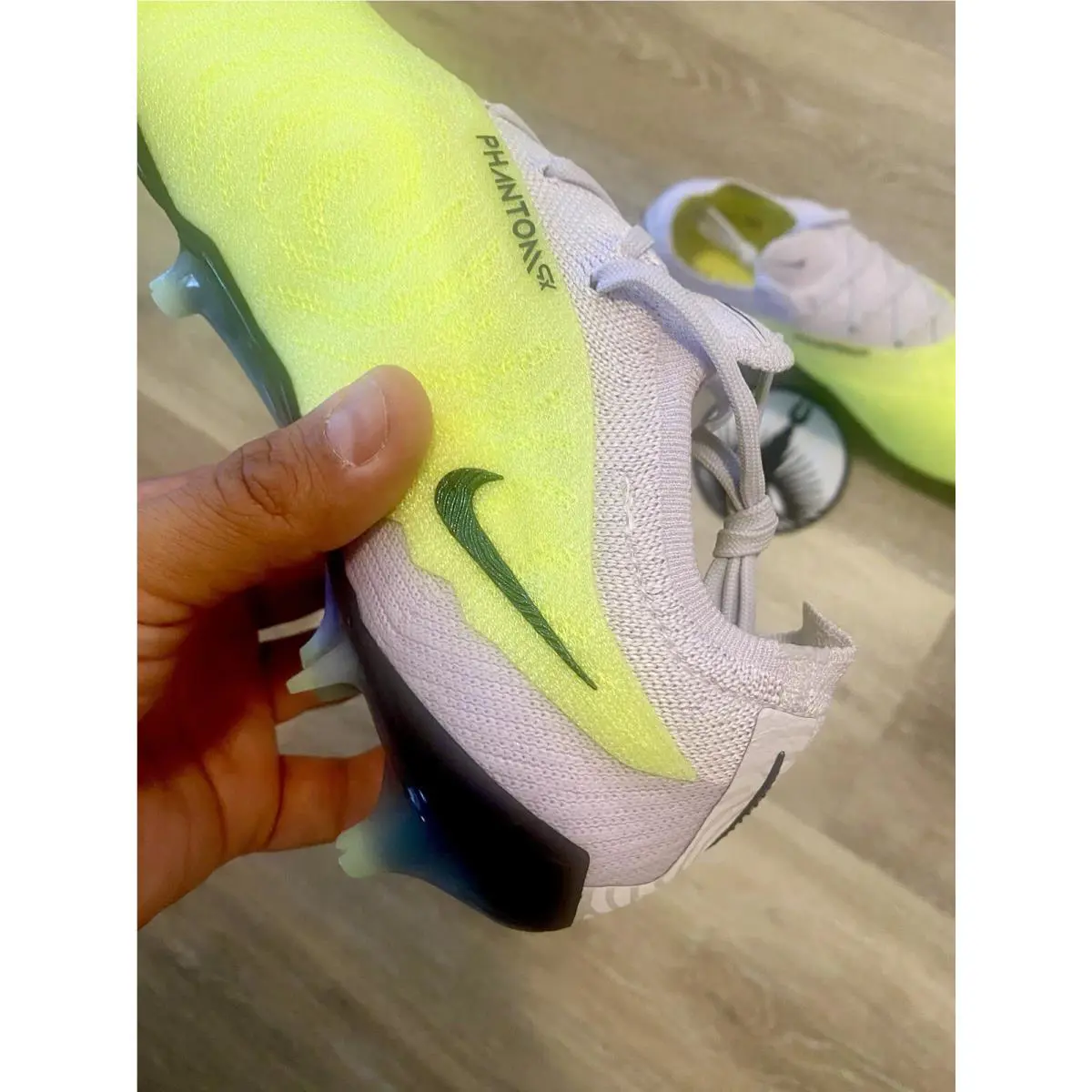 Nike shoes - Nike Phantom GX - Phantom - DC9968-705 - Barely Volt/Barely Grape/Gridiron (UPC: 196604204569) 1