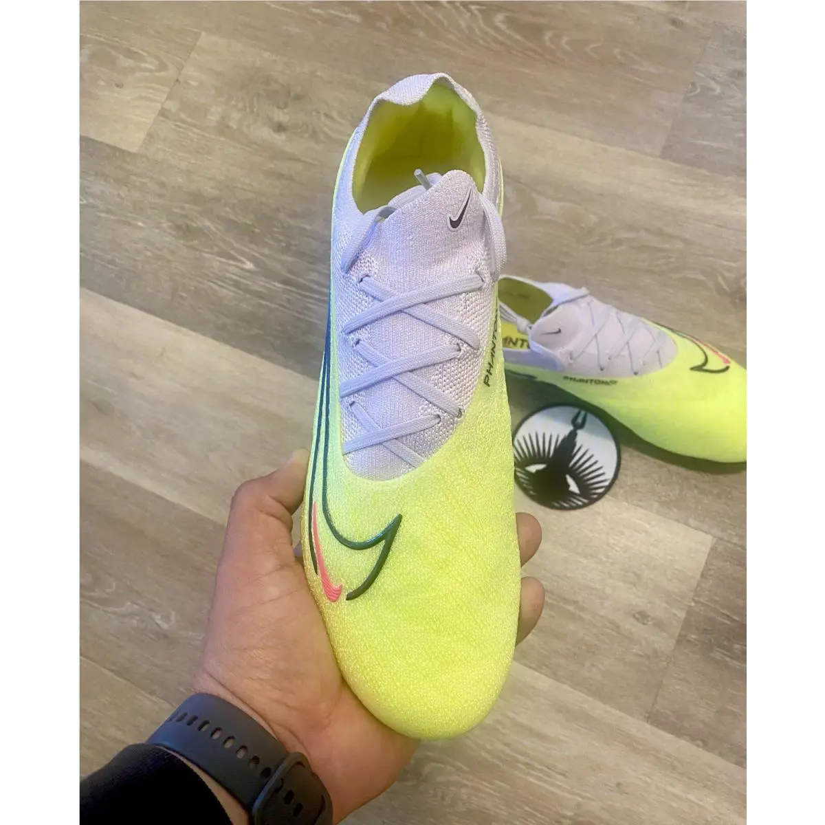 Nike shoes - Nike Phantom GX - Phantom - DC9968-705 - Barely Volt/Barely Grape/Gridiron (UPC: 196604204569) 4