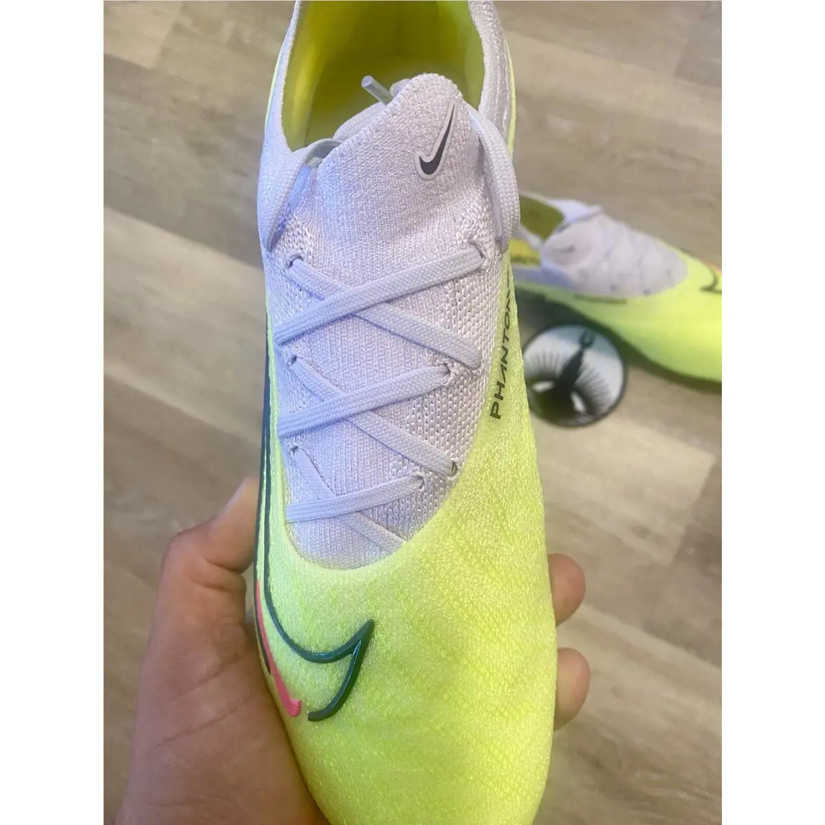 Nike shoes - Nike Phantom GX - Phantom - DC9968-705 - Barely Volt/Barely Grape/Gridiron (UPC: 196604204569) 6