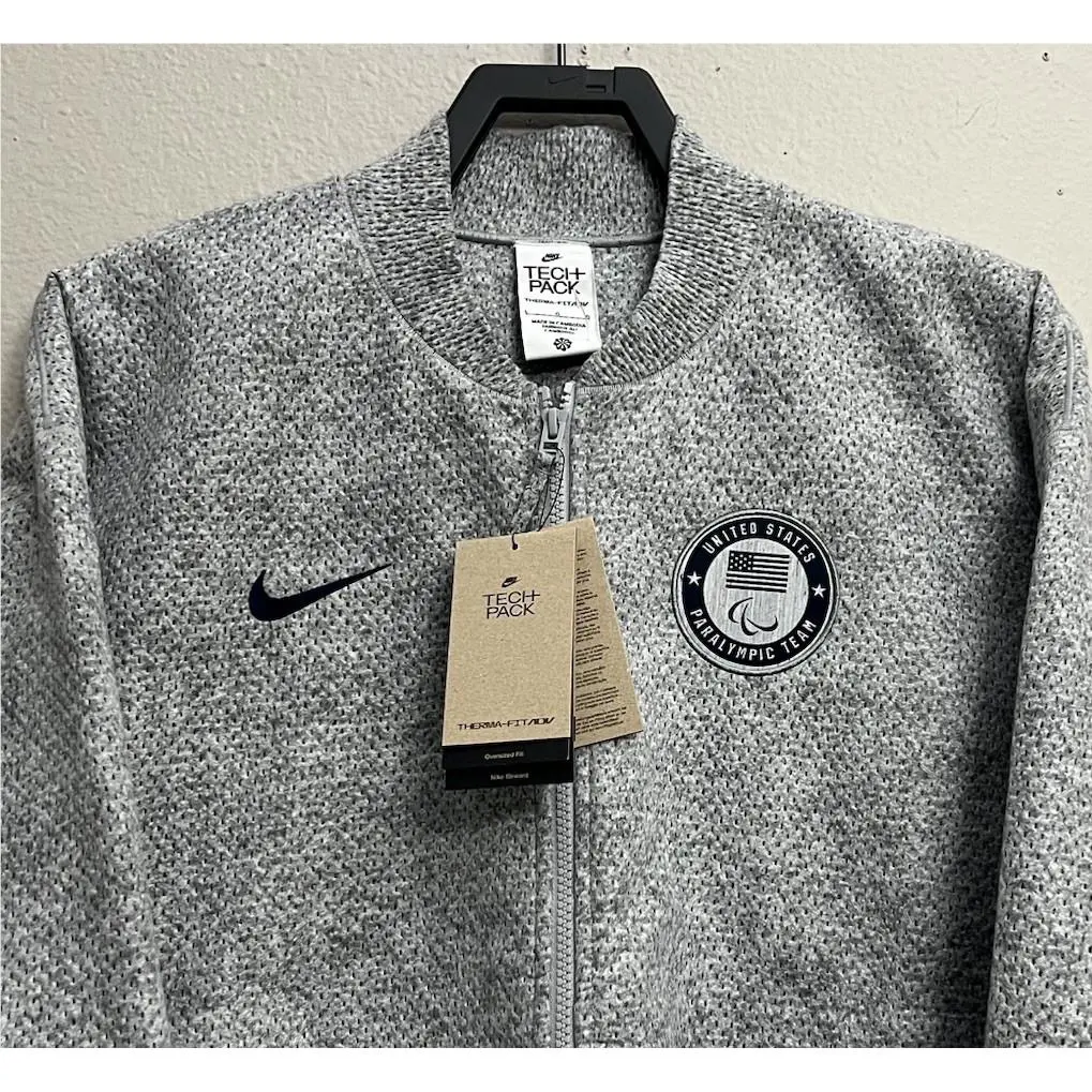 Nike clothing - Nike Tech Pack Therma-Fit ADV Paralympic Jacket - FN0947-084 - Grey (UPC: 196968123063) 0