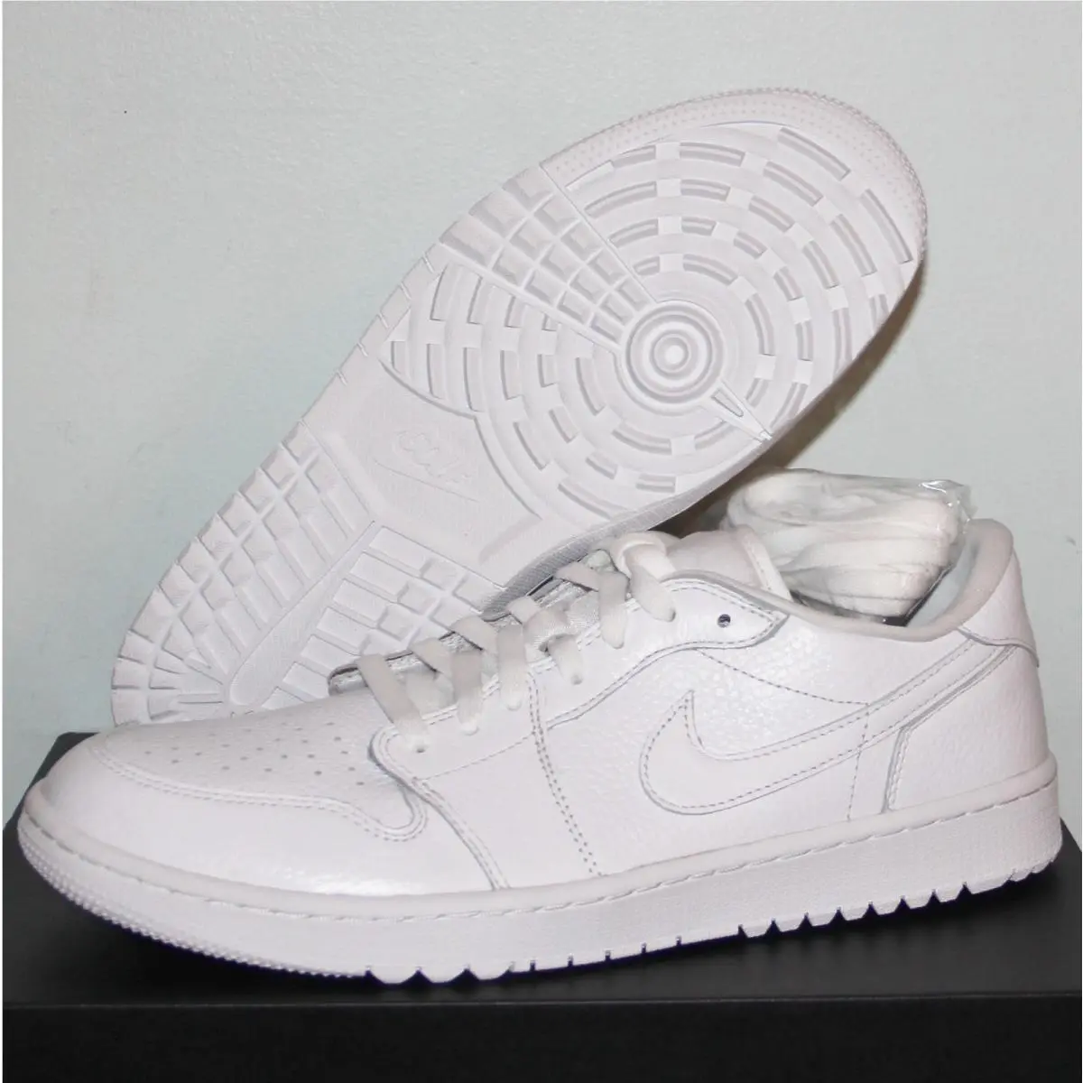 Nike Air Jordan 1 Low Golf Triple White Golf Shoe DD9315-101 Men’s Size 13