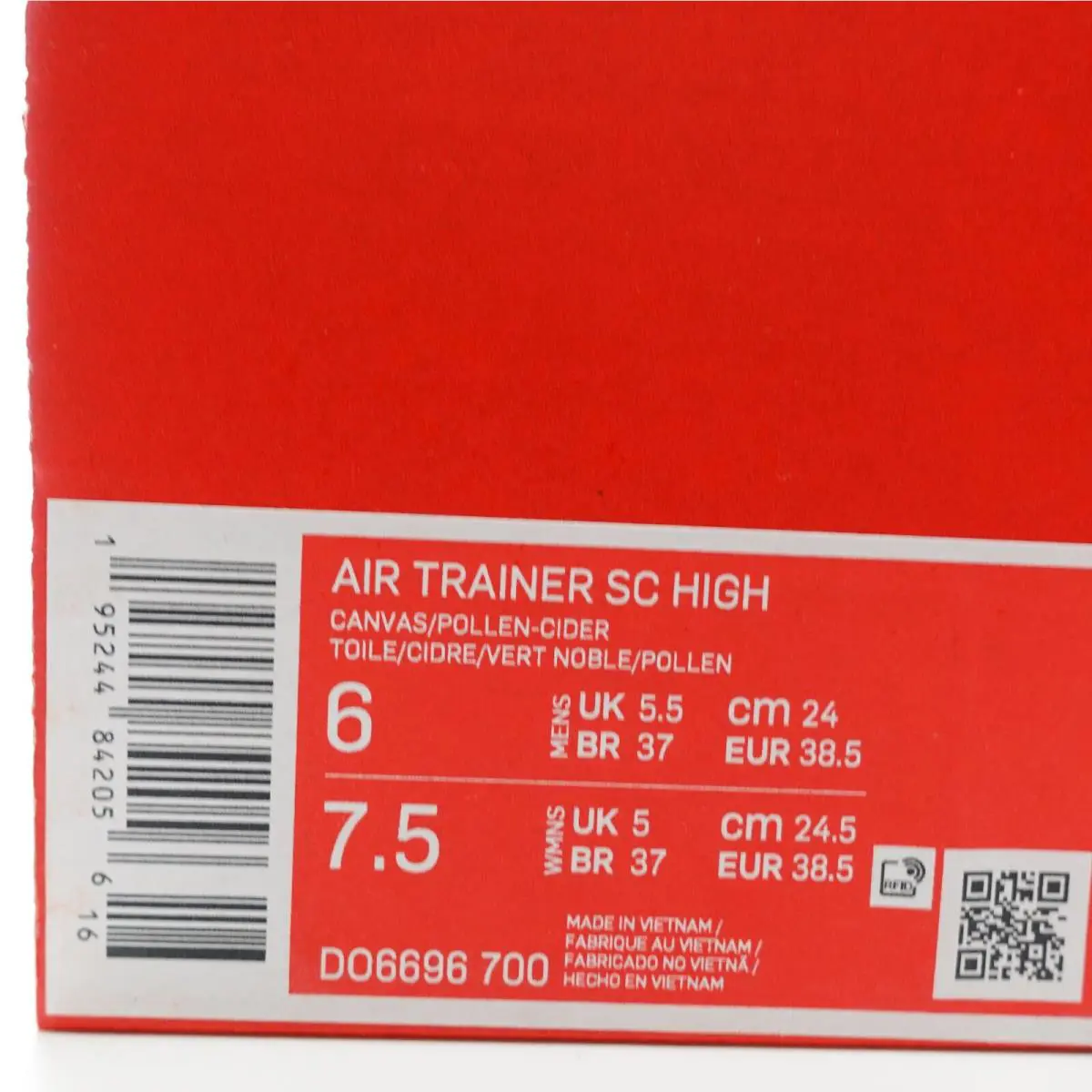 Nike shoes - Nike Air Trainer SC High - DO6696-700 - Pollen 9