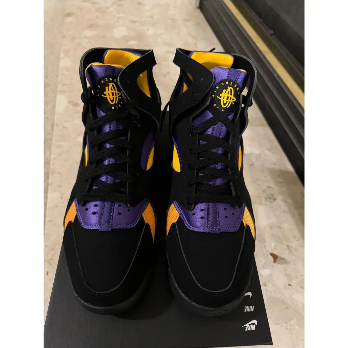 Nike shoes - Nike Air Flight Huarache - Air Flight Huarache - FD0188-001 - Black/Purple 5