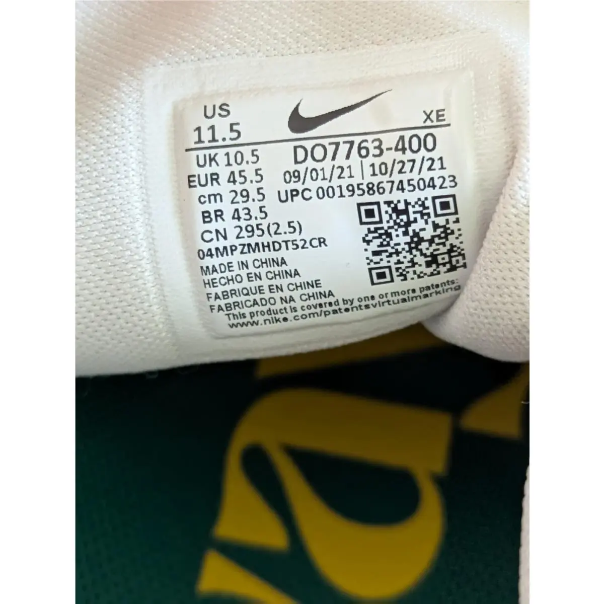 Nike shoes - Nike Air Zoom Pegasus 38 - DO7763-400 - Blue (UPC: 195867450423) 10