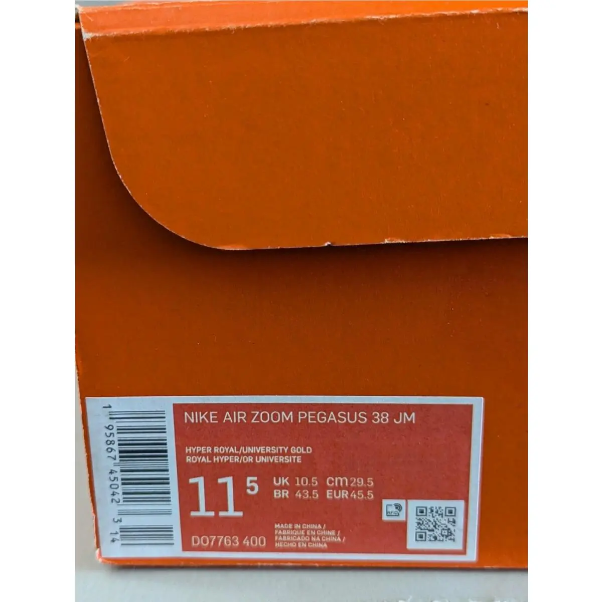 Nike shoes - Nike Air Zoom Pegasus 38 - DO7763-400 - Blue (UPC: 195867450423) 4