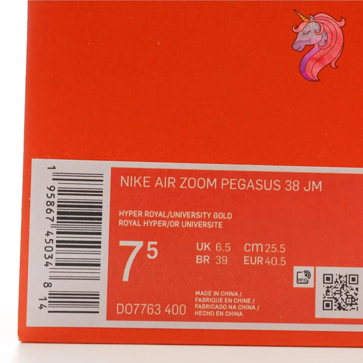 Nike shoes - Nike Air Zoom Pegasus 38 - DO7763-400 - Blue (UPC: 195867450423) 9