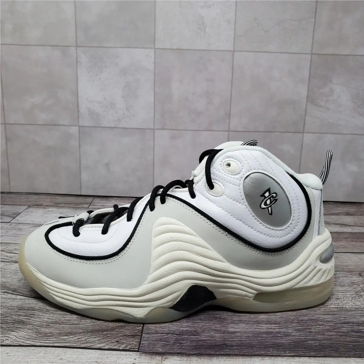 Nike shoes - Nike Air Penny II - Air Penny - FB7727 100 - White, Photon Dust, Black, Sail 3