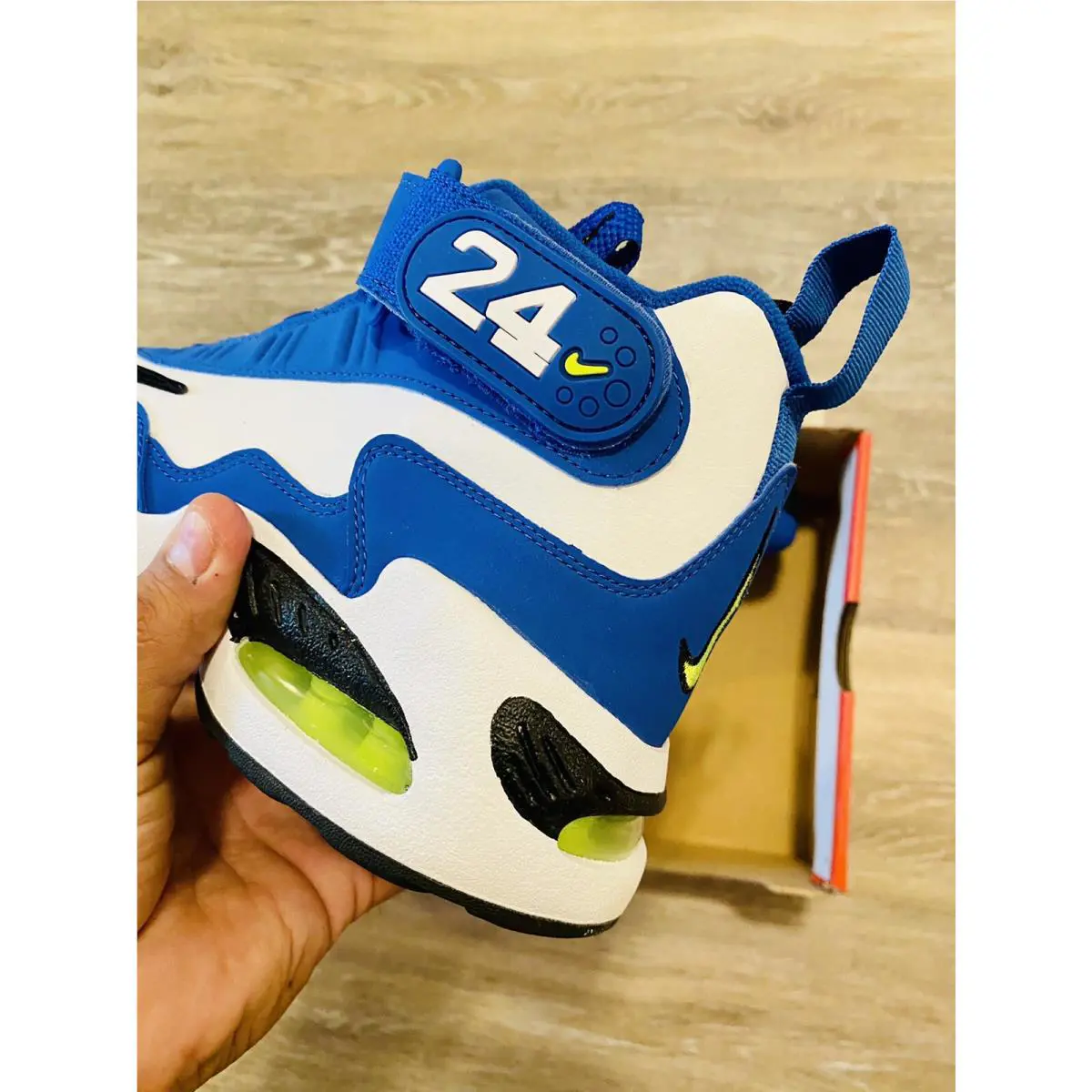 Nike shoes - Nike Air Griffey Max 1 (GS) - DJ5162-400 - Varsity Blue- Black-Volt, Manufacturer: Varsity Royal / Black / Volt (UPC: 194958228200) 1