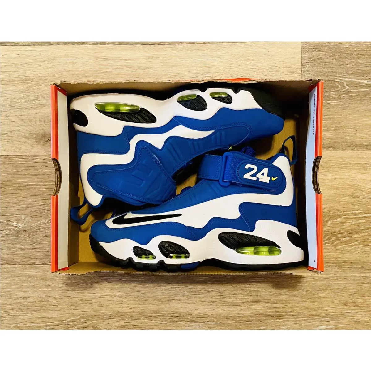Nike shoes - Nike Air Griffey Max 1 (GS) - DJ5162-400 - Varsity Blue- Black-Volt, Manufacturer: Varsity Royal / Black / Volt (UPC: 194958228200) 5