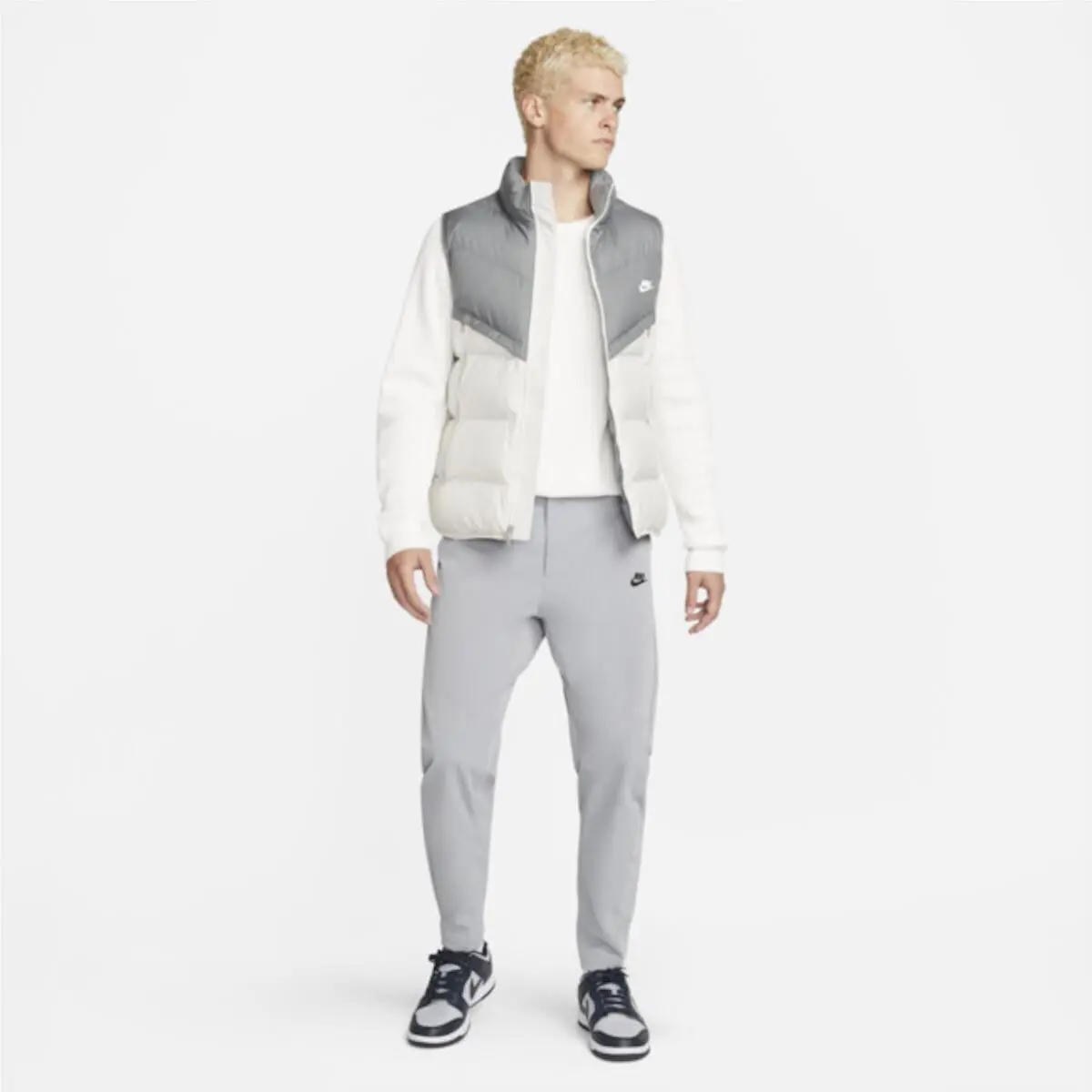 Nike clothing - Sportswear Storm-FIT Windrunner Puffer Vest - DR9617 084 - Gray (UPC: 196147061148) 4