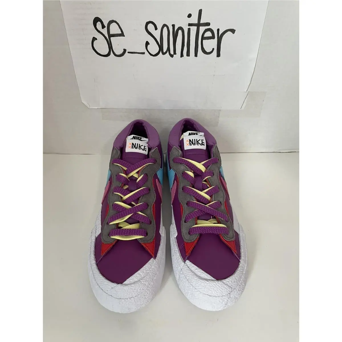 Nike shoes - Nike Sacai Blazer KAWS - Sacai Blazer KAWS - DM7901-500 - Purple (UPC: 195244747269) 0