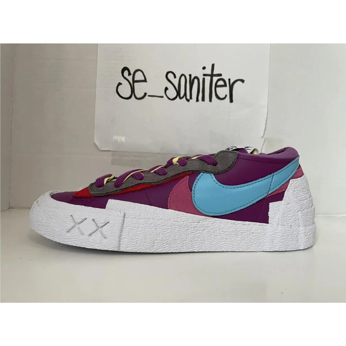 Nike shoes - Nike Sacai Blazer KAWS - Sacai Blazer KAWS - DM7901-500 - Purple (UPC: 195244747269) 1