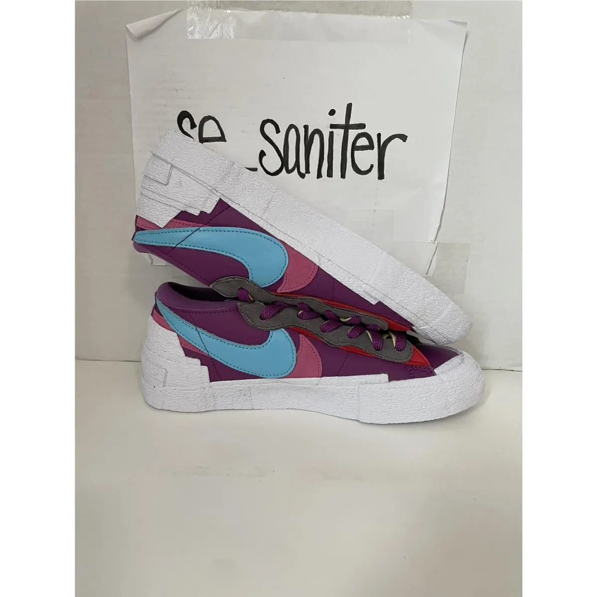 Nike shoes - Nike Sacai Blazer KAWS - Sacai Blazer KAWS - DM7901-500 - Purple (UPC: 195244747269) 3