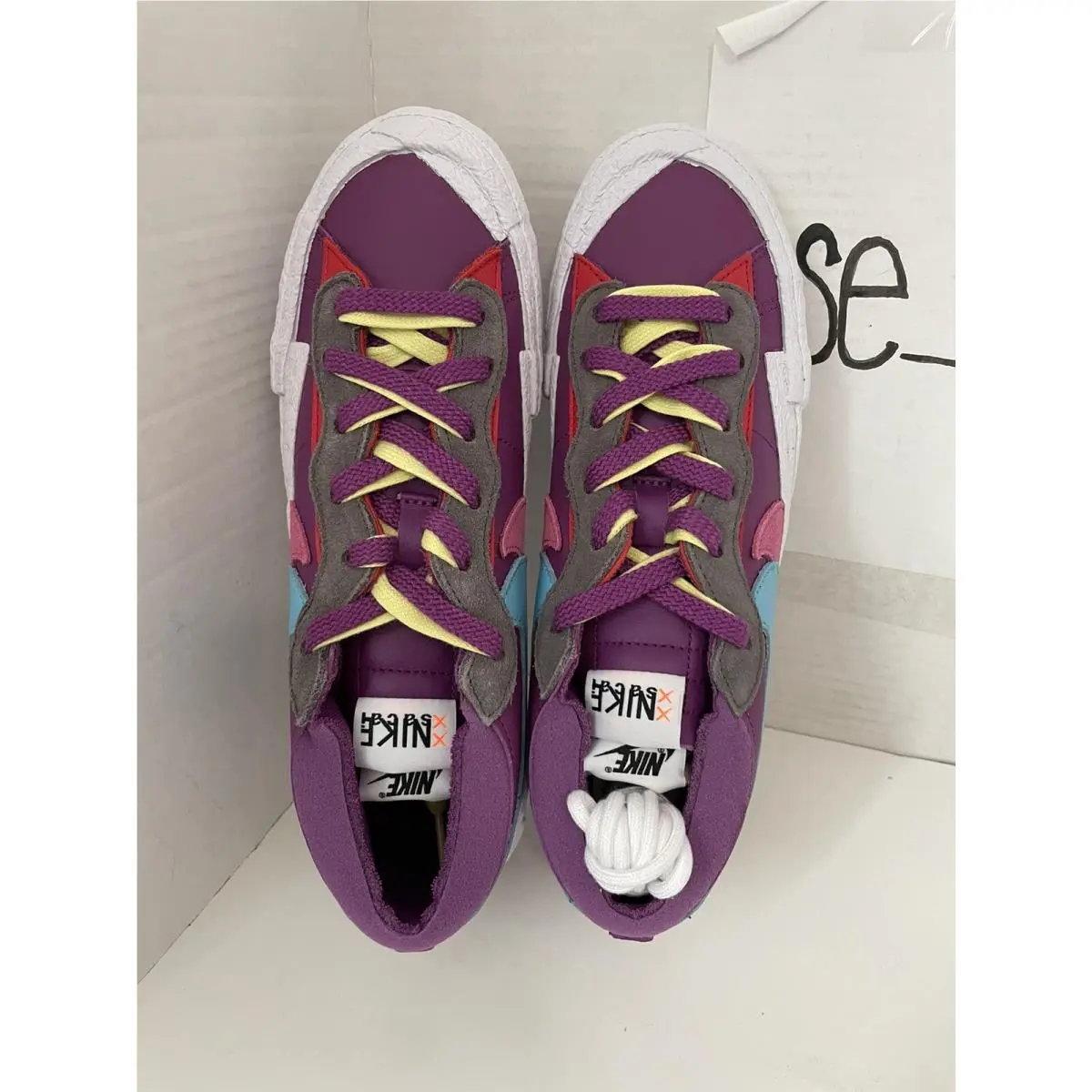 Nike shoes - Nike Sacai Blazer KAWS - Sacai Blazer KAWS - DM7901-500 - Purple (UPC: 195244747269) 4