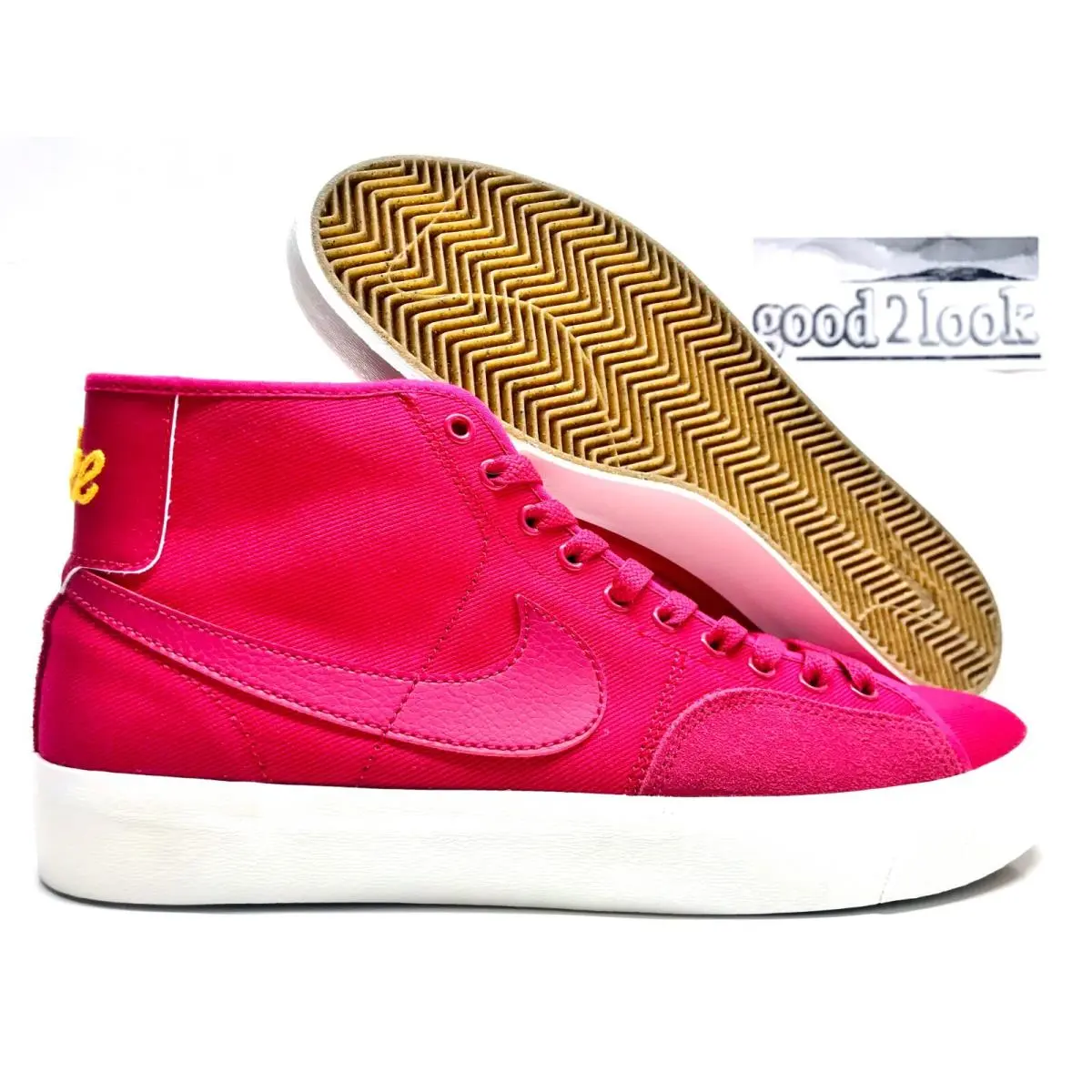 SB Blazer Court Mid Prm Mystic Hibiscus Size Men`s 10 CJ0887-600 by Nike