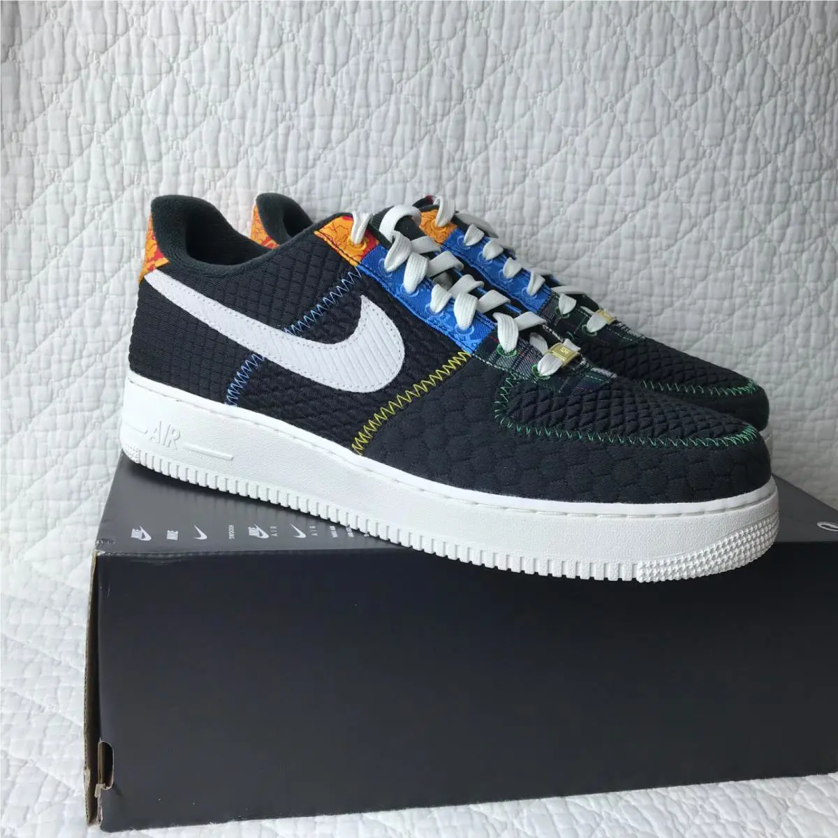 Nike shoes - Nike Air Force 1 - Air Force - DZ4855-001 - Black, Main: Black (UPC: 196152673701) 7