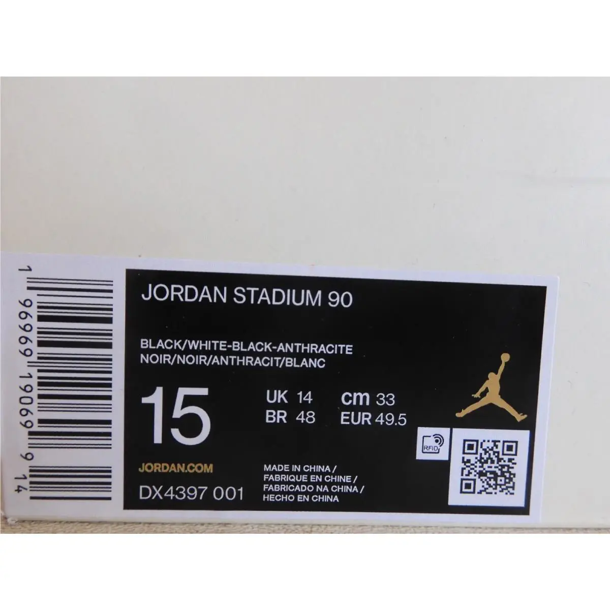 Nike shoes - Jordan Stadium - Stadium - DX4397 001 - Black (UPC: 196969190699) 3