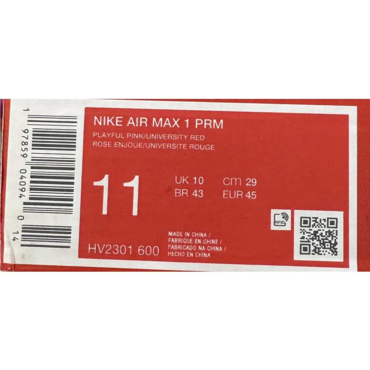 Nike shoes - Nike Air Max 1 - Air Max - HV2301-600 - Pink 10