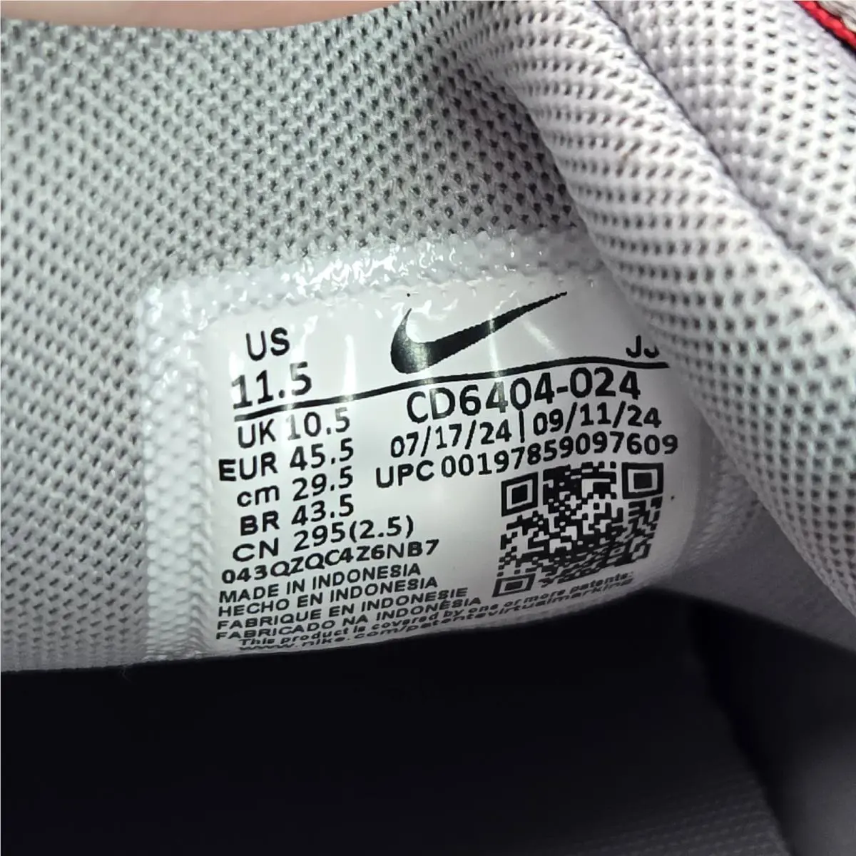 Nike shoes - Nike P-6000 - CD6404-024 - Metallic Silver/Flat Silver/Cool Grey/Gym Red 8