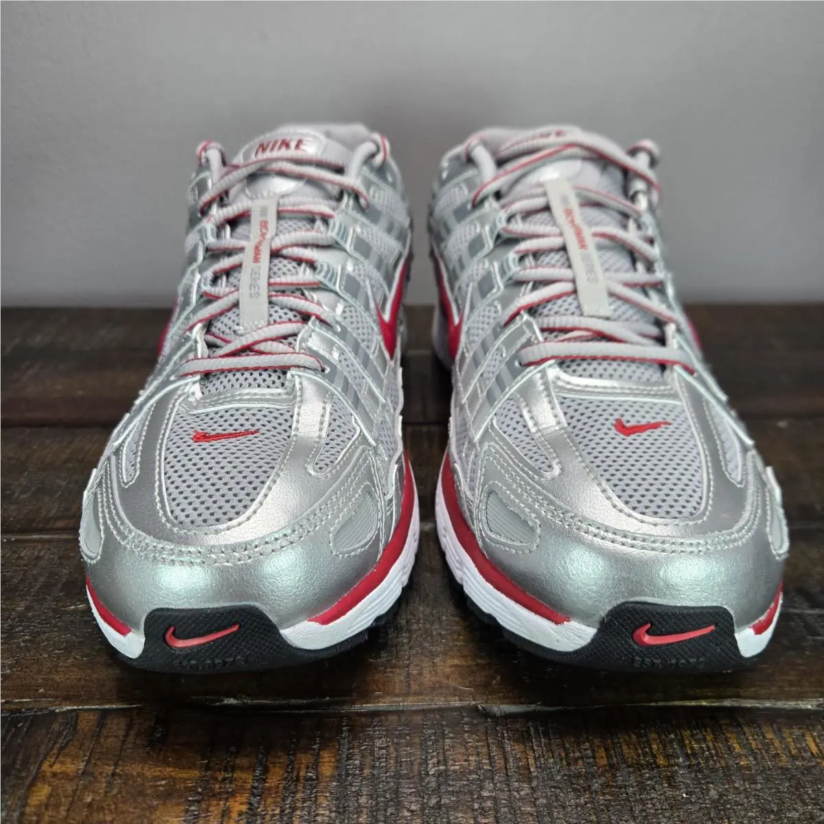 Nike shoes - Nike P-6000 - CD6404-024 - Metallic Silver/Flat Silver/Cool Grey/Gym Red 1