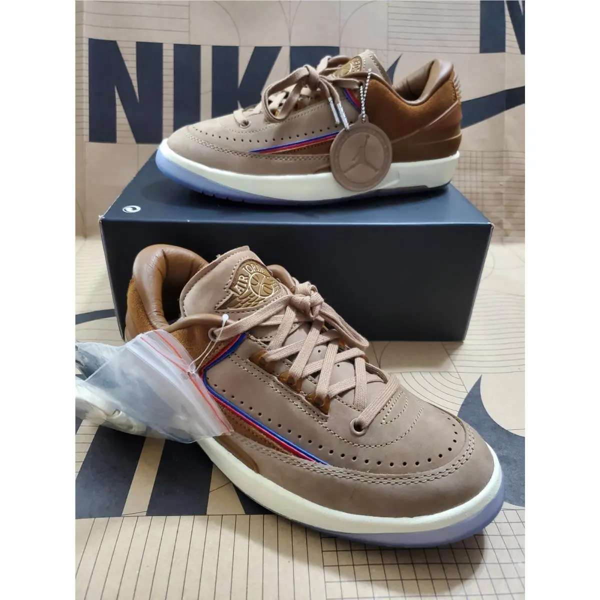 Nike Air Jordan 2 Retro Low SP Two 18 Detroit DV7129-222 Men`s Size 5.5 / Wmns 7