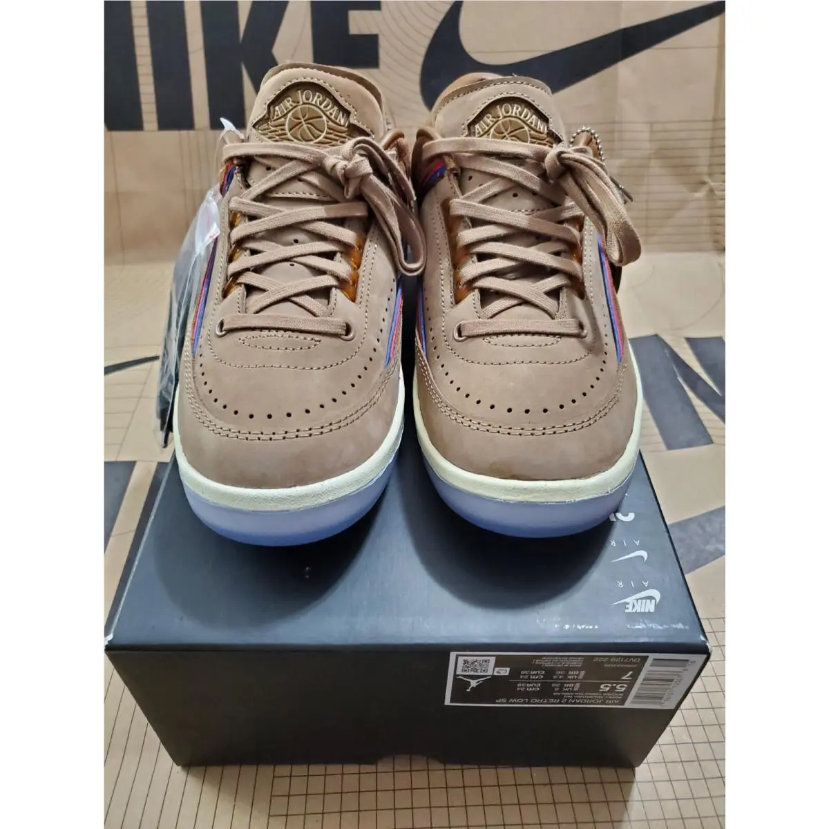 Nike shoes - Air Jordan 2 Retro Low - DV7129-222 - Blue 0