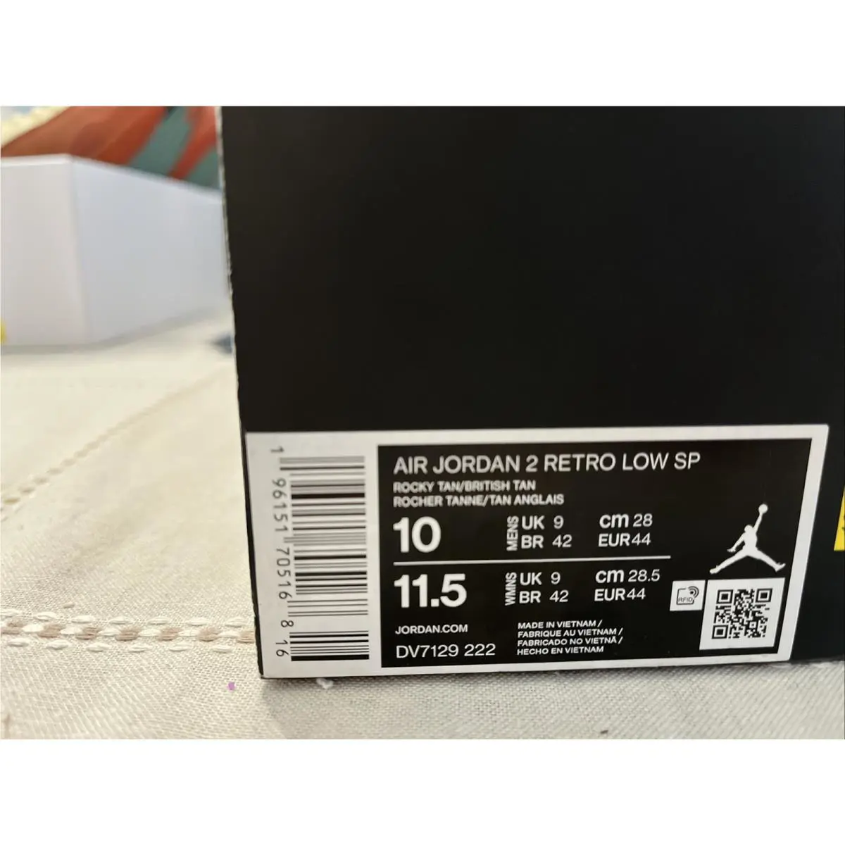 Nike shoes - Air Jordan 2 Retro Low - DV7129-222 - Blue 13
