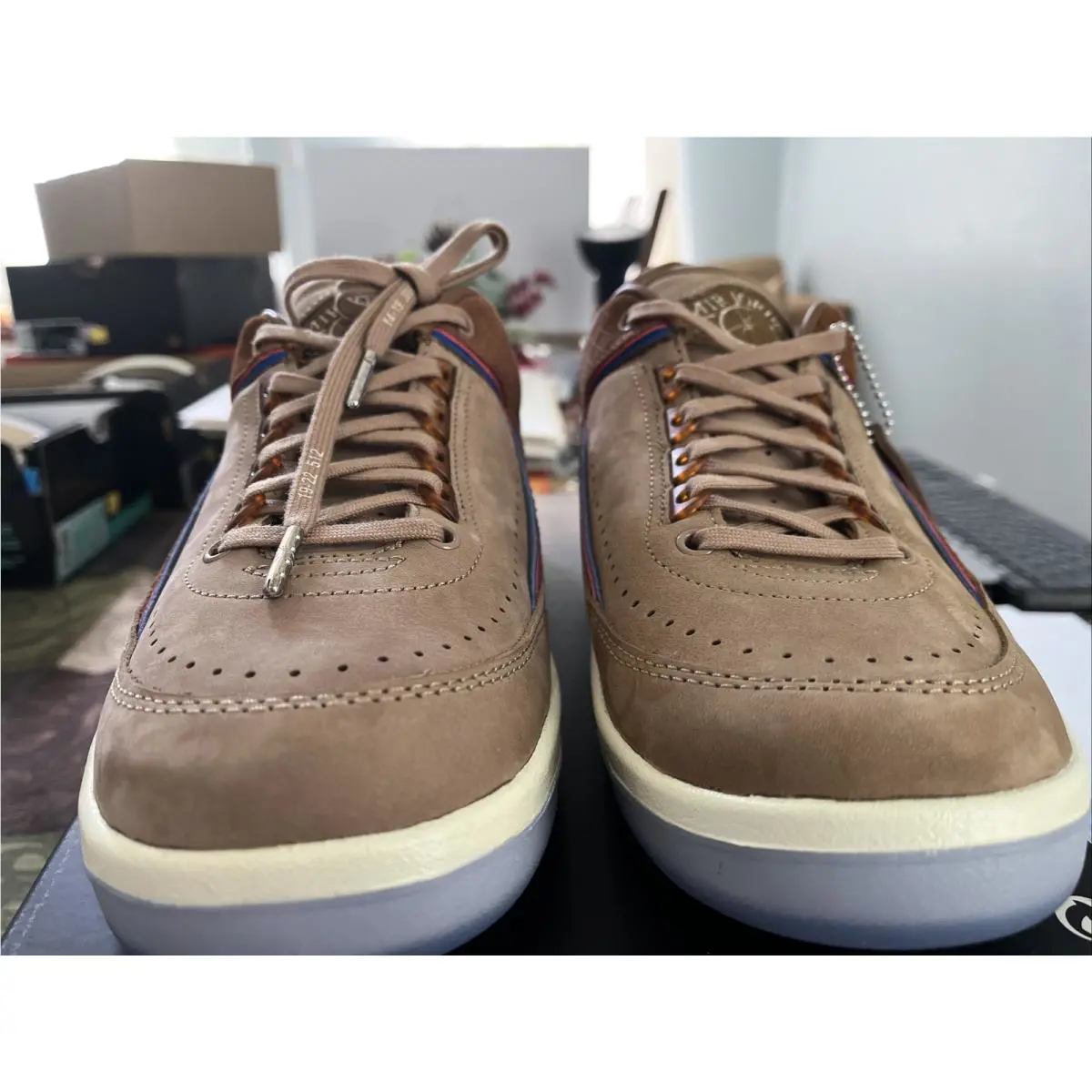 Nike shoes - Air Jordan 2 Retro Low - DV7129-222 - Blue 4