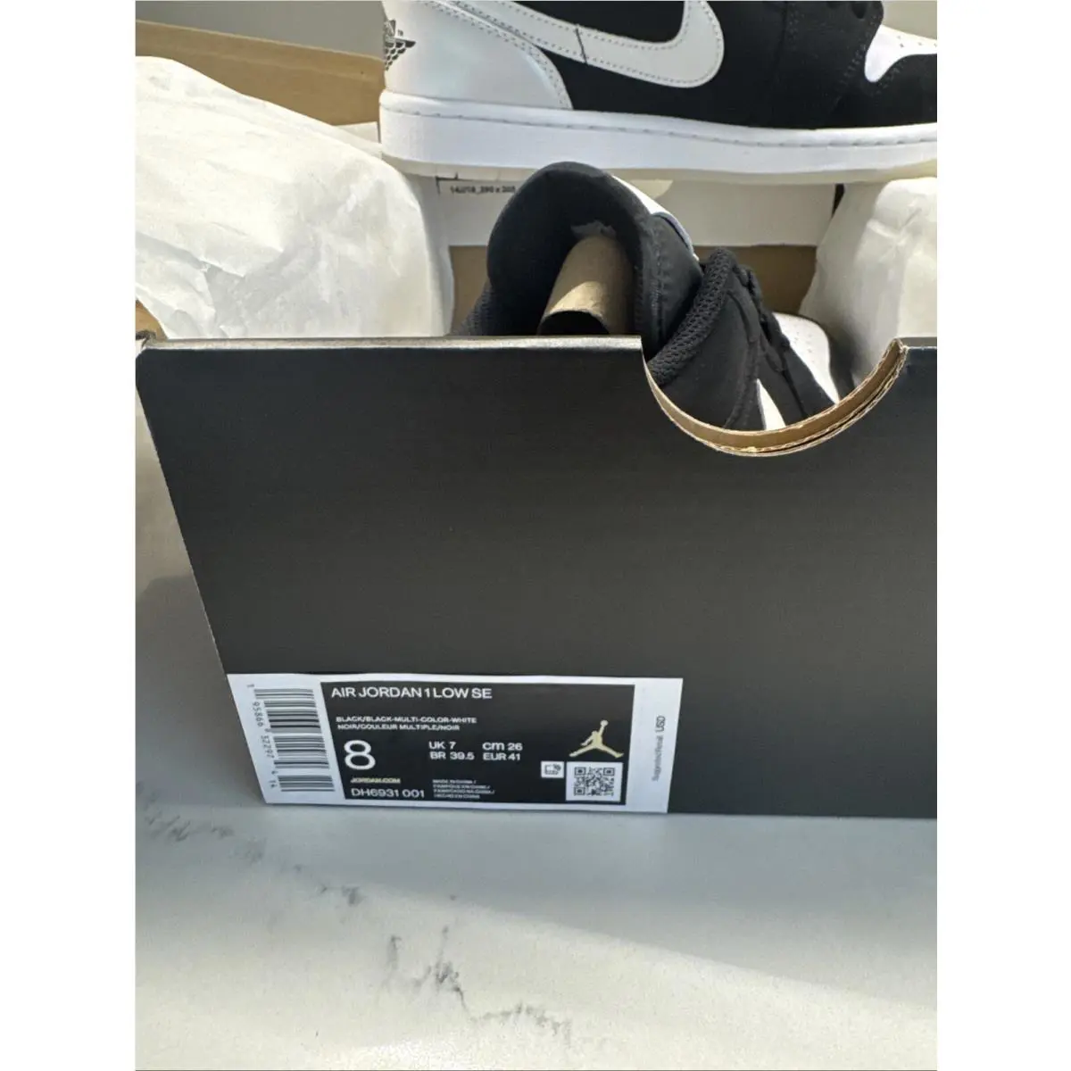 Nike shoes - Air Jordan 1 Low SE - DH6931001 - Black 1
