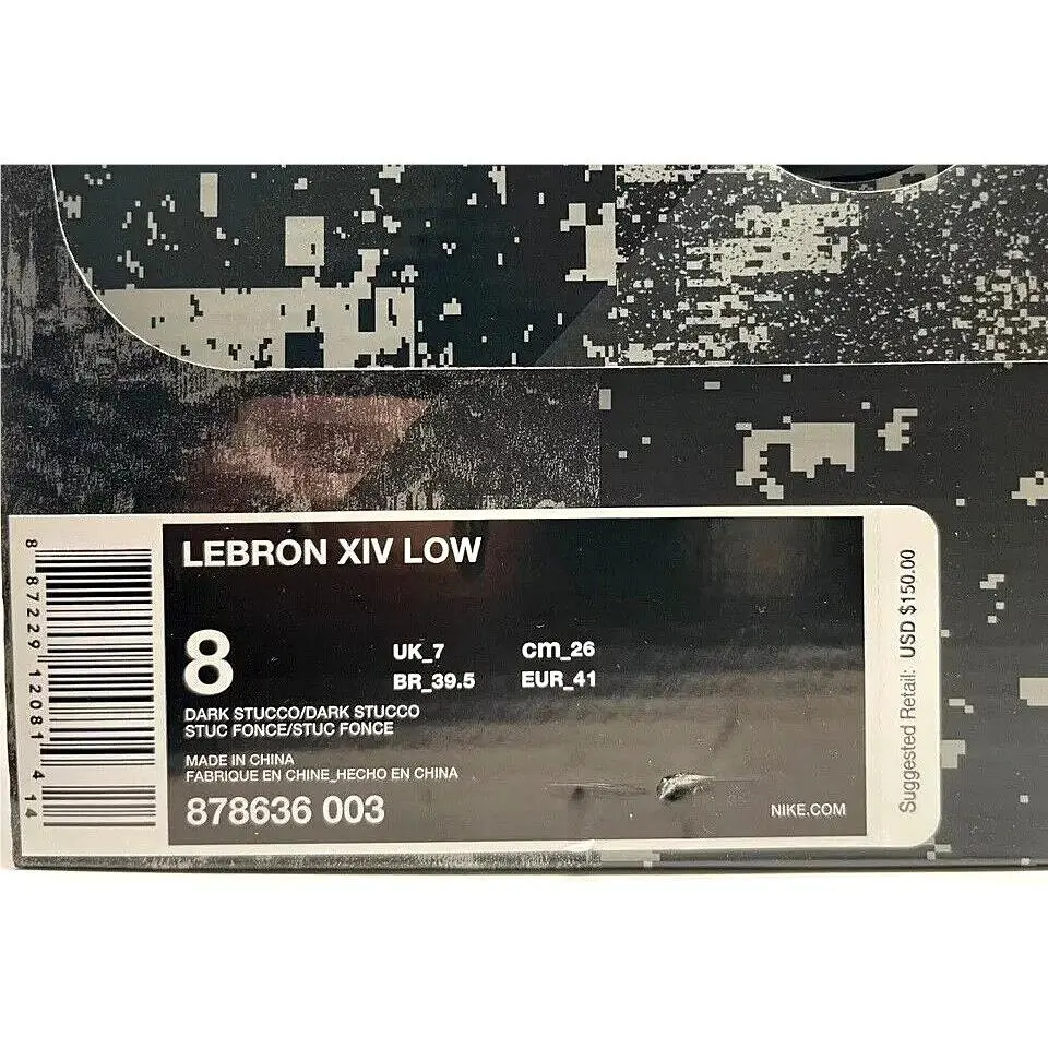 Nike shoes - Nike Lebron 14 Low - Lebron Low - 878636-003 - Dark Stucco-Sail-Vintage Green 6