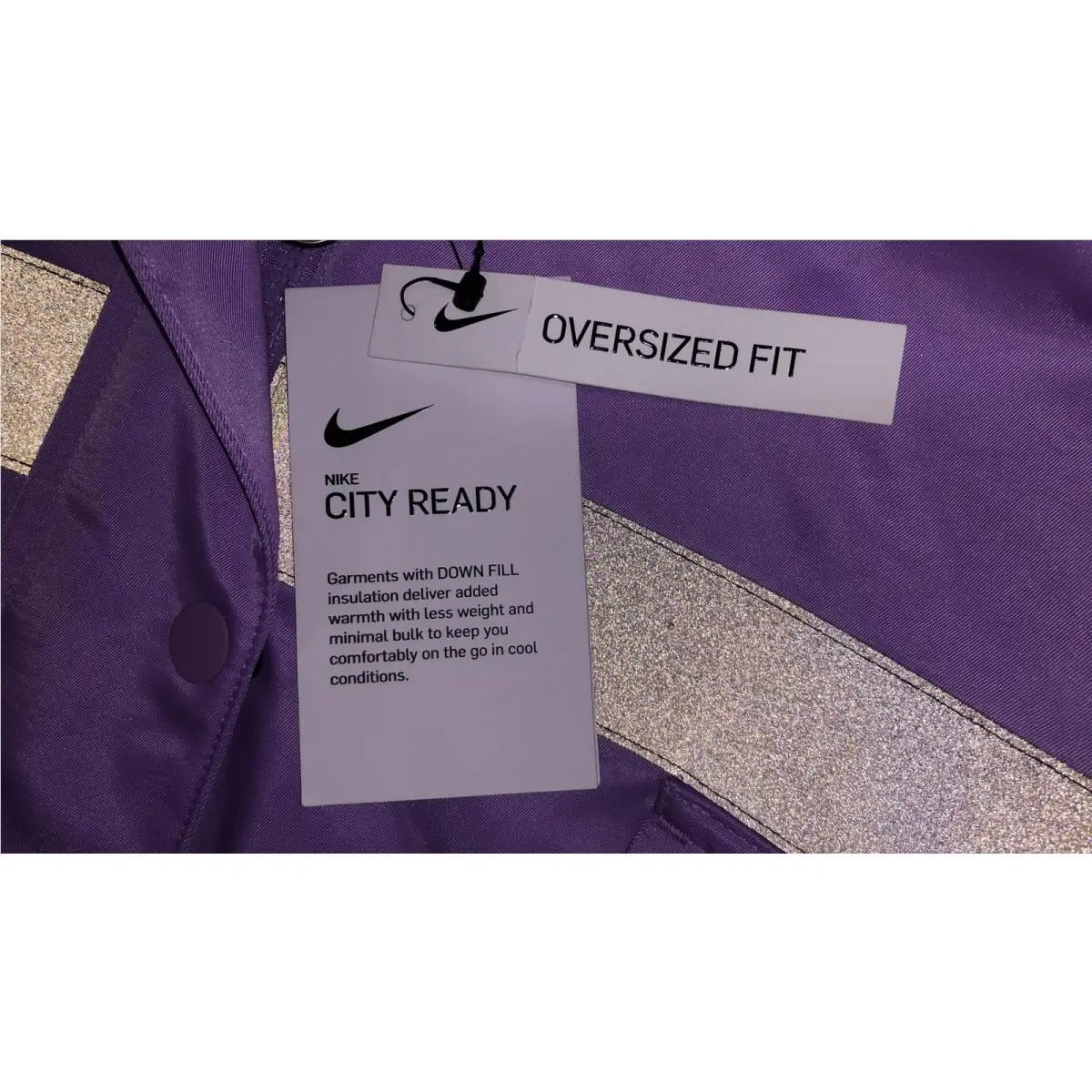 Nike clothing - Nike NSW City Ready Down-Fill Parka - CZ1141589 - Hot Pink/Silver (UPC: 194499023999) 2