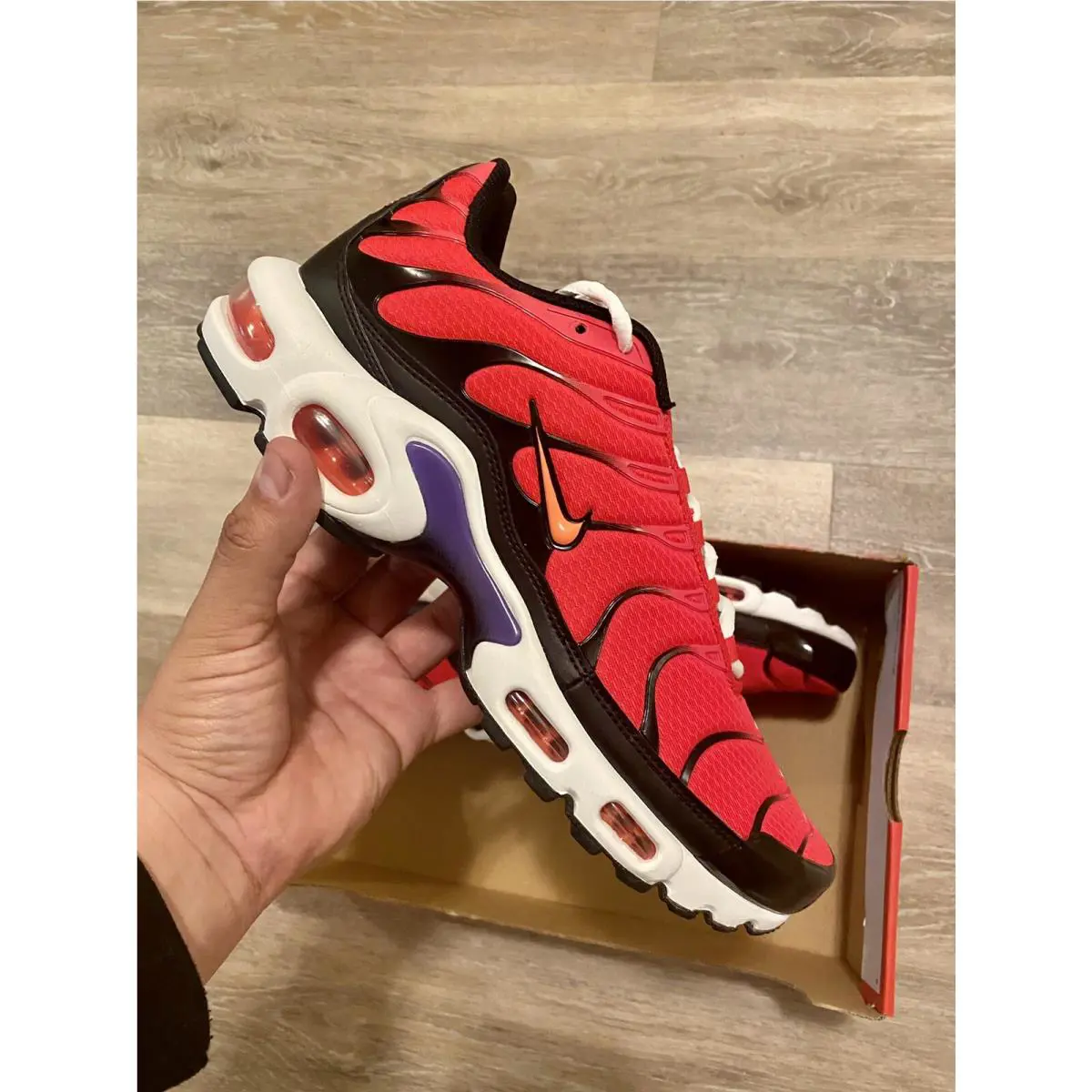 Nike shoes - Nike Air Max Plus - Air Max Plus - DJ5138-600 - Siren Red-Bright Mango-Black (UPC: 194958237424) 8