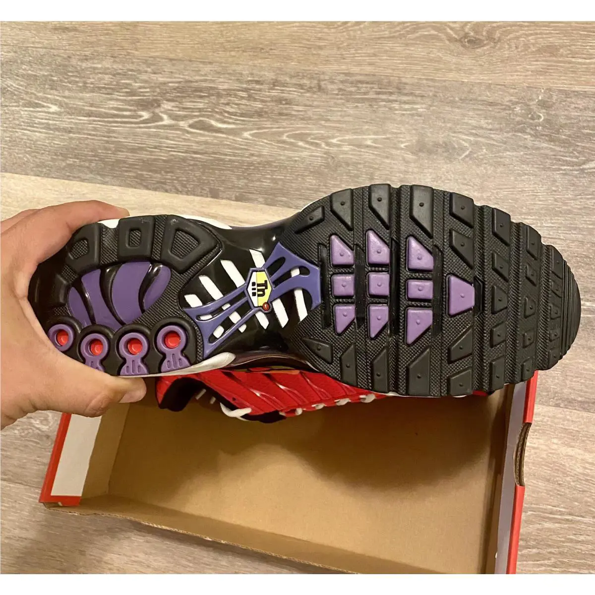 Nike shoes - Nike Air Max Plus - Air Max Plus - DJ5138-600 - Siren Red-Bright Mango-Black (UPC: 194958237424) 9